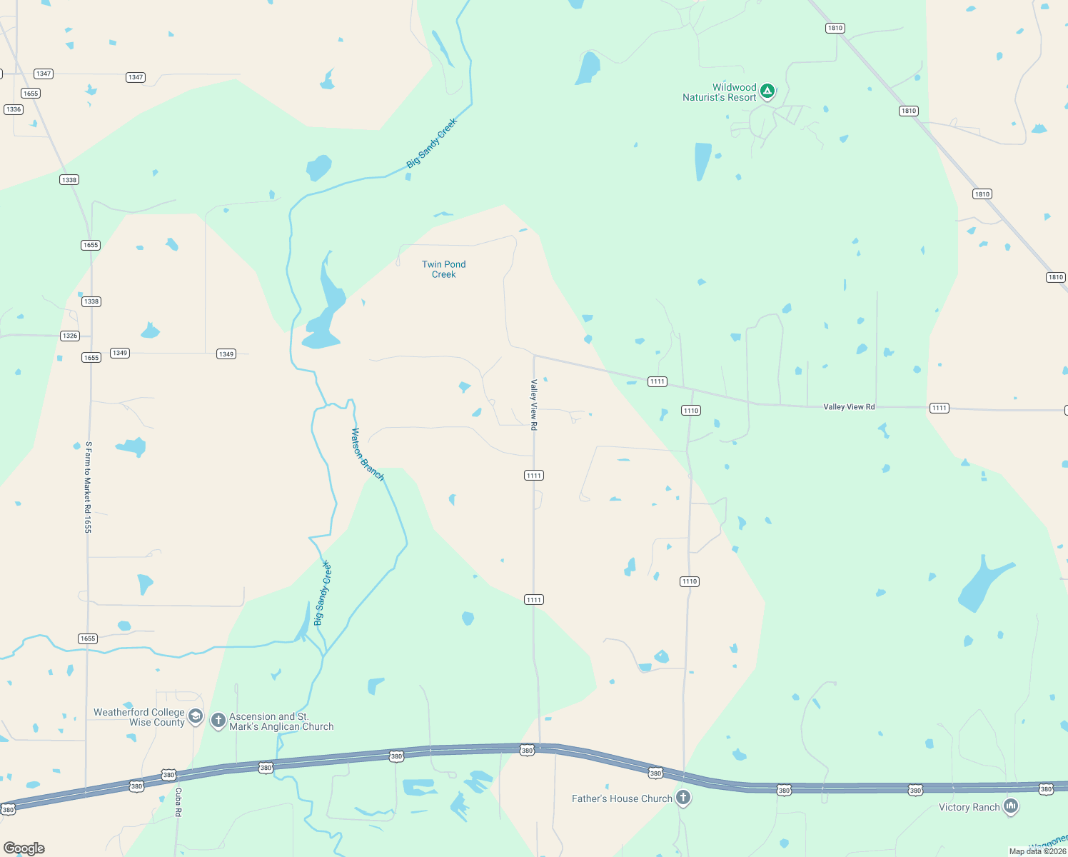 map of restaurants, bars, coffee shops, grocery stores, and more near 1955 County Road 1111 in Decatur