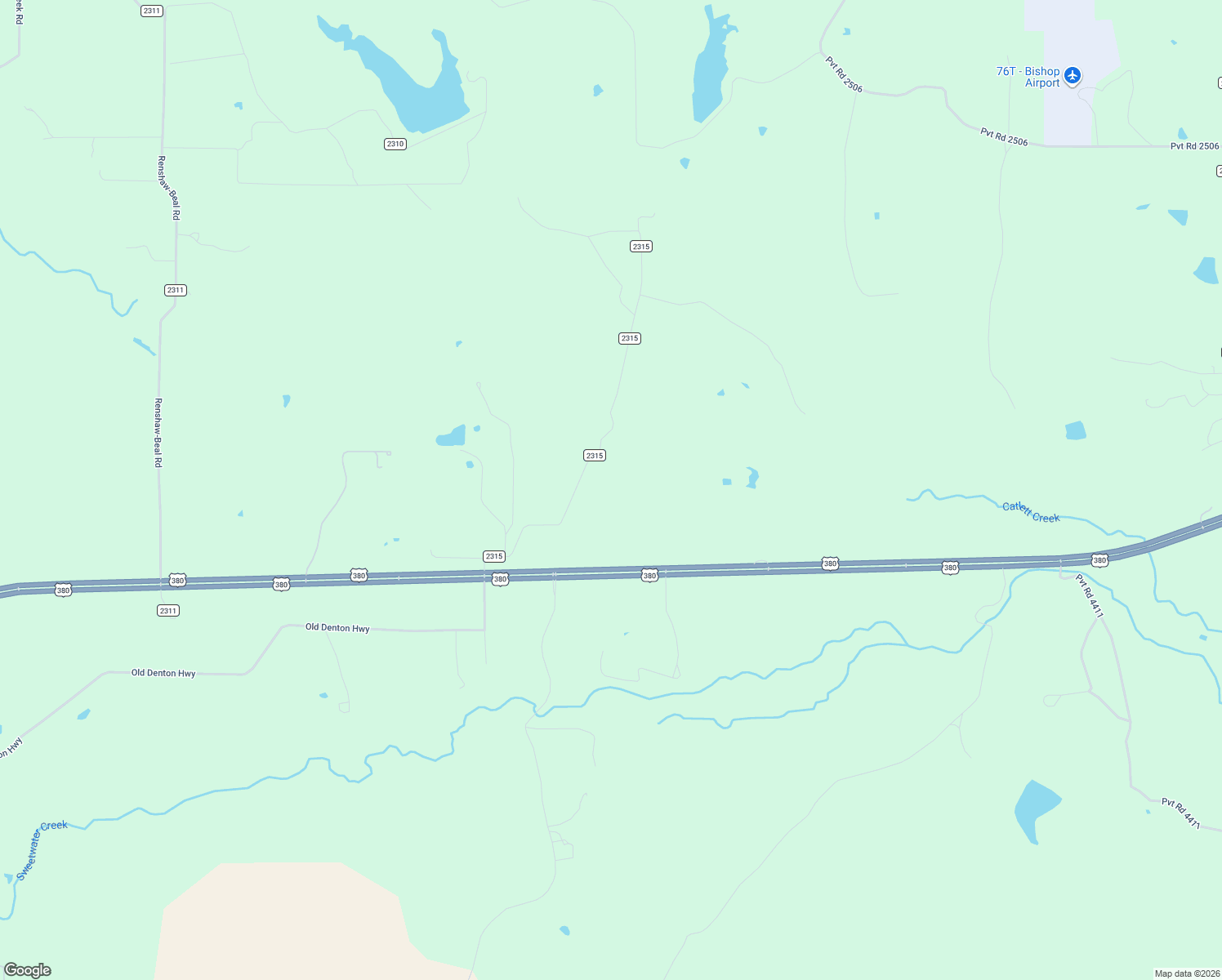 map of restaurants, bars, coffee shops, grocery stores, and more near 374 County Road 2315 in Decatur