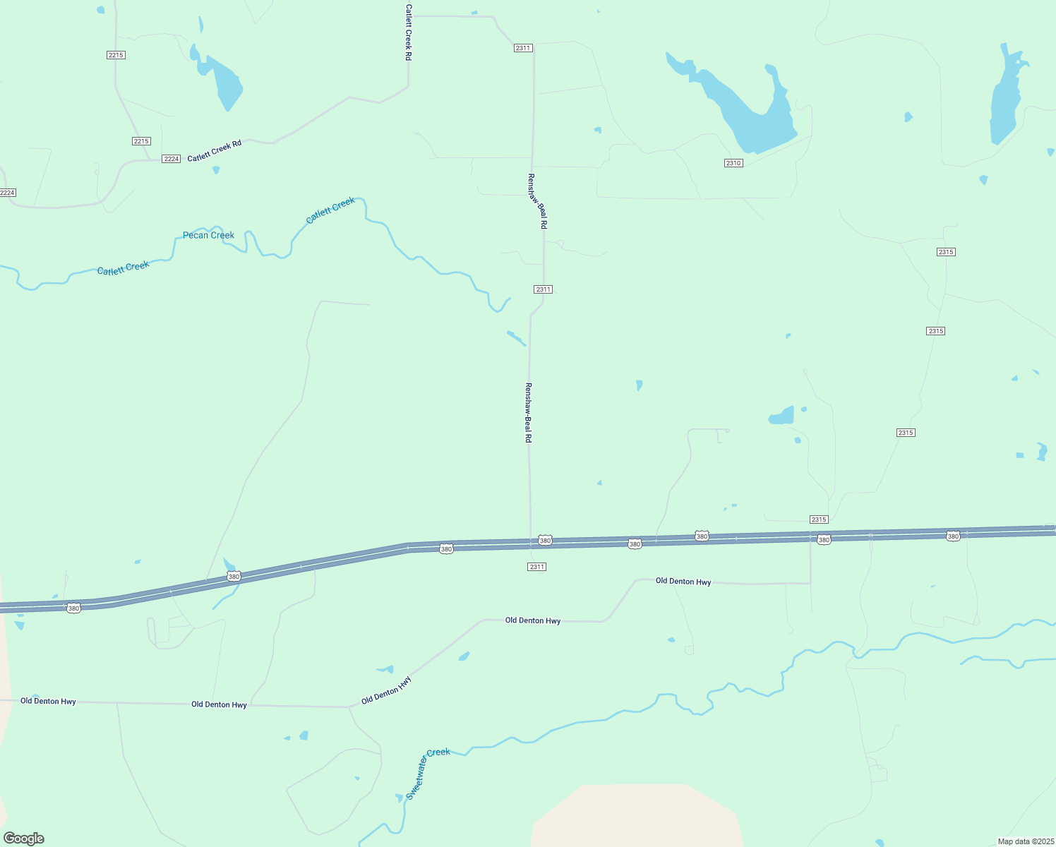 map of restaurants, bars, coffee shops, grocery stores, and more near 1058 County Road 2311 in Decatur