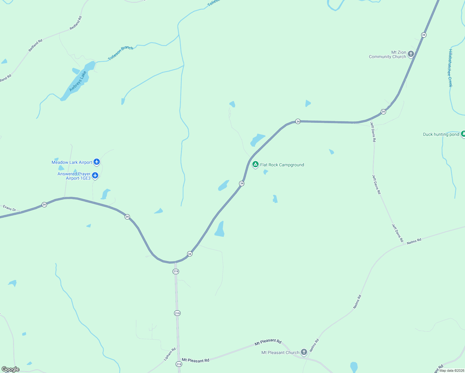 map of restaurants, bars, coffee shops, grocery stores, and more near 7737 Georgia 34 in Franklin