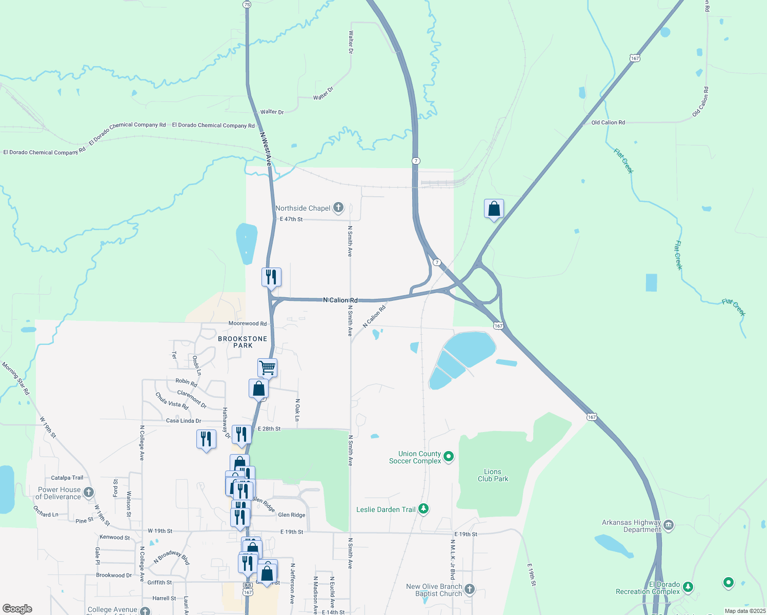 2101 North Calion Road, El Dorado AR Walk Score