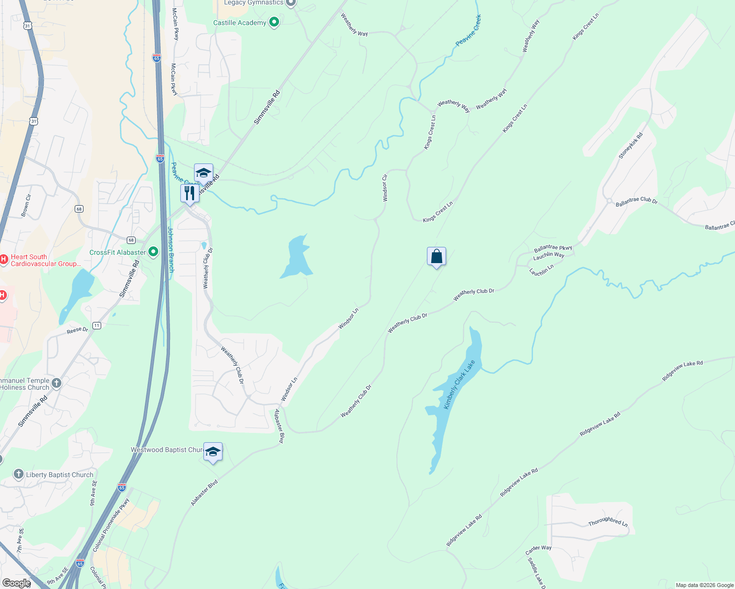 map of restaurants, bars, coffee shops, grocery stores, and more near 120 Windsor Lane in Pelham