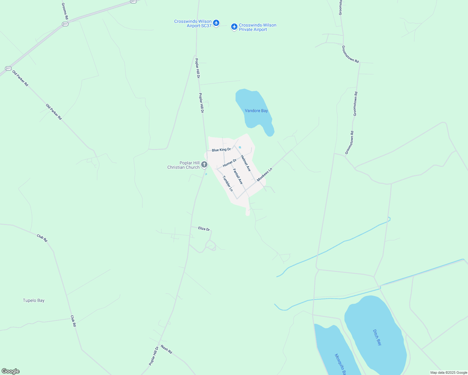 map of restaurants, bars, coffee shops, grocery stores, and more near 324 Tumbler Lane in Cross