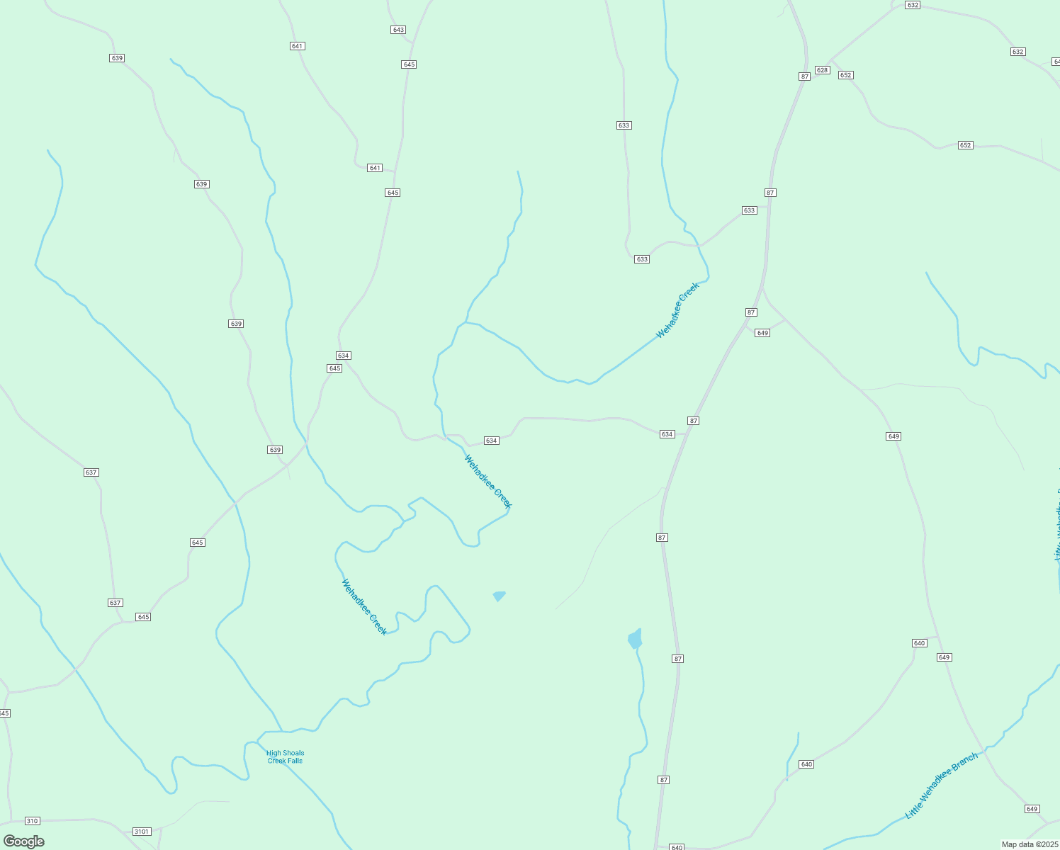map of restaurants, bars, coffee shops, grocery stores, and more near 515 County Road 634 in Roanoke