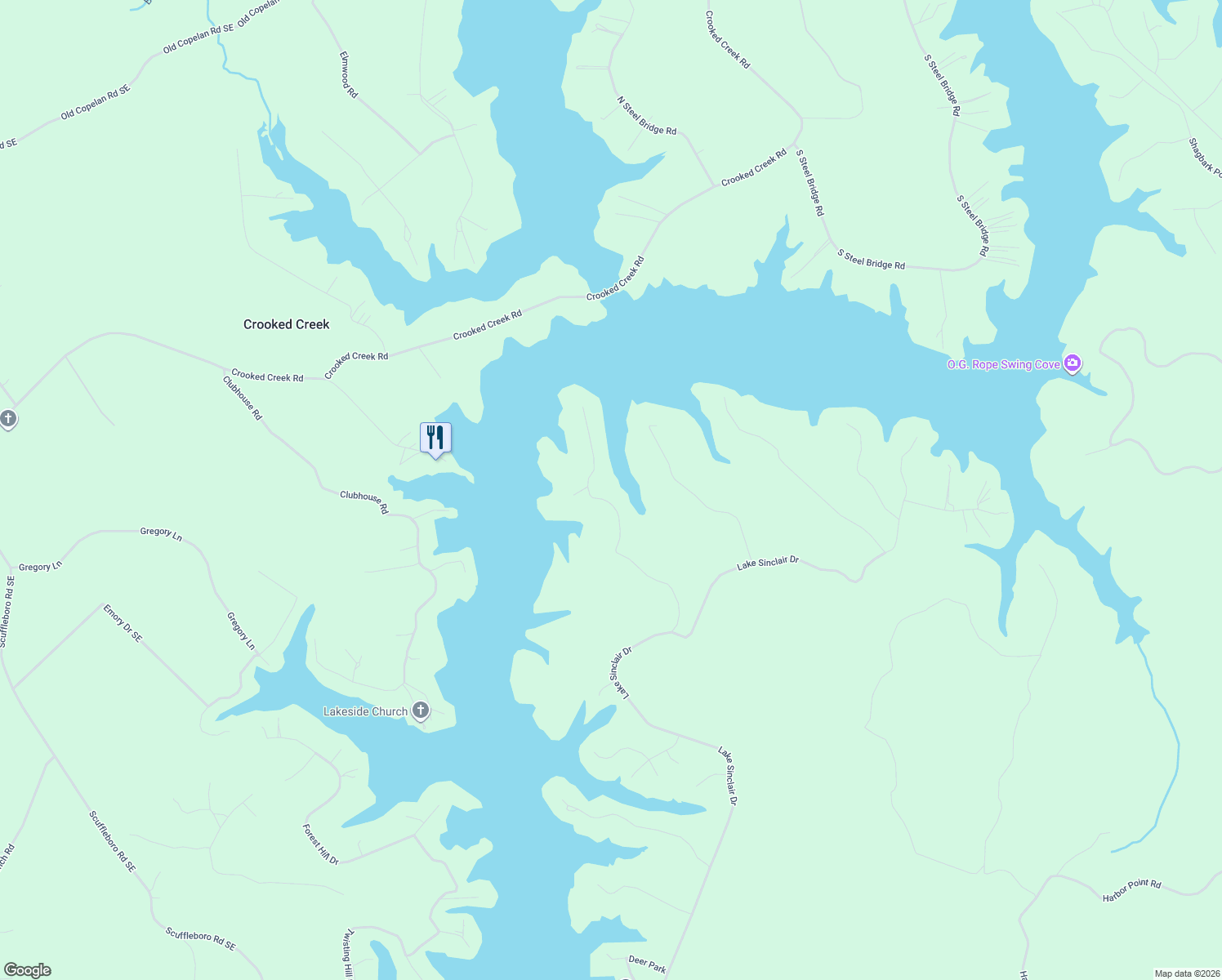 map of restaurants, bars, coffee shops, grocery stores, and more near 646 Susan Davis Road in Sparta