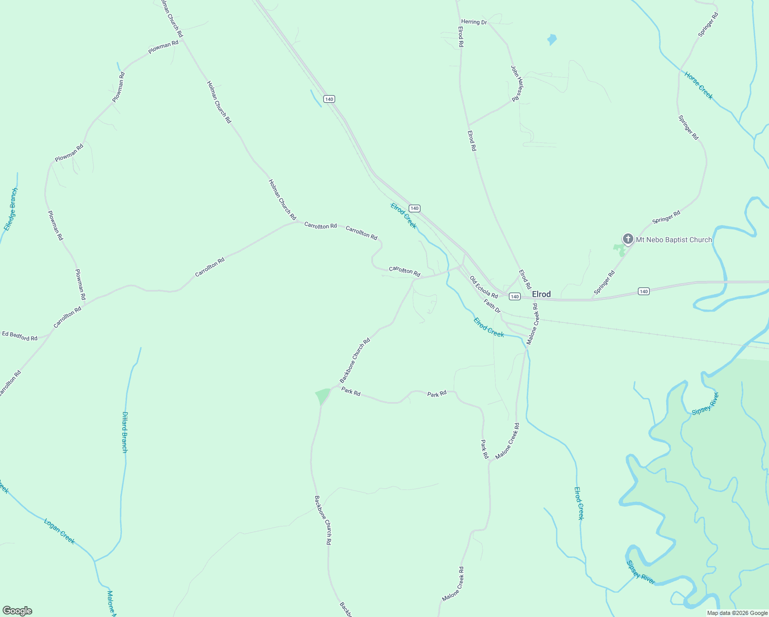 map of restaurants, bars, coffee shops, grocery stores, and more near in Elrod
