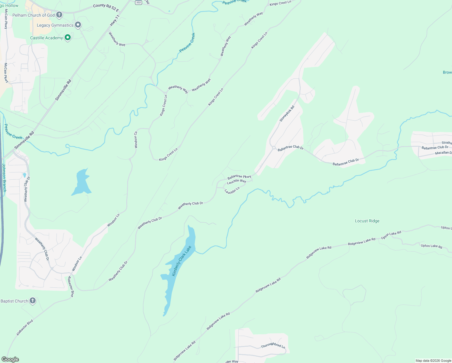 map of restaurants, bars, coffee shops, grocery stores, and more near 113 Lauchlin Way in Pelham