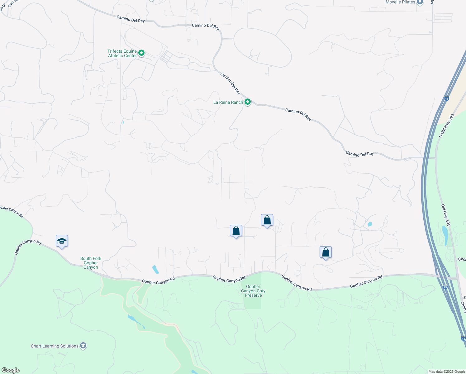 map of restaurants, bars, coffee shops, grocery stores, and more near 6949 Kellyn Lane in Vista
