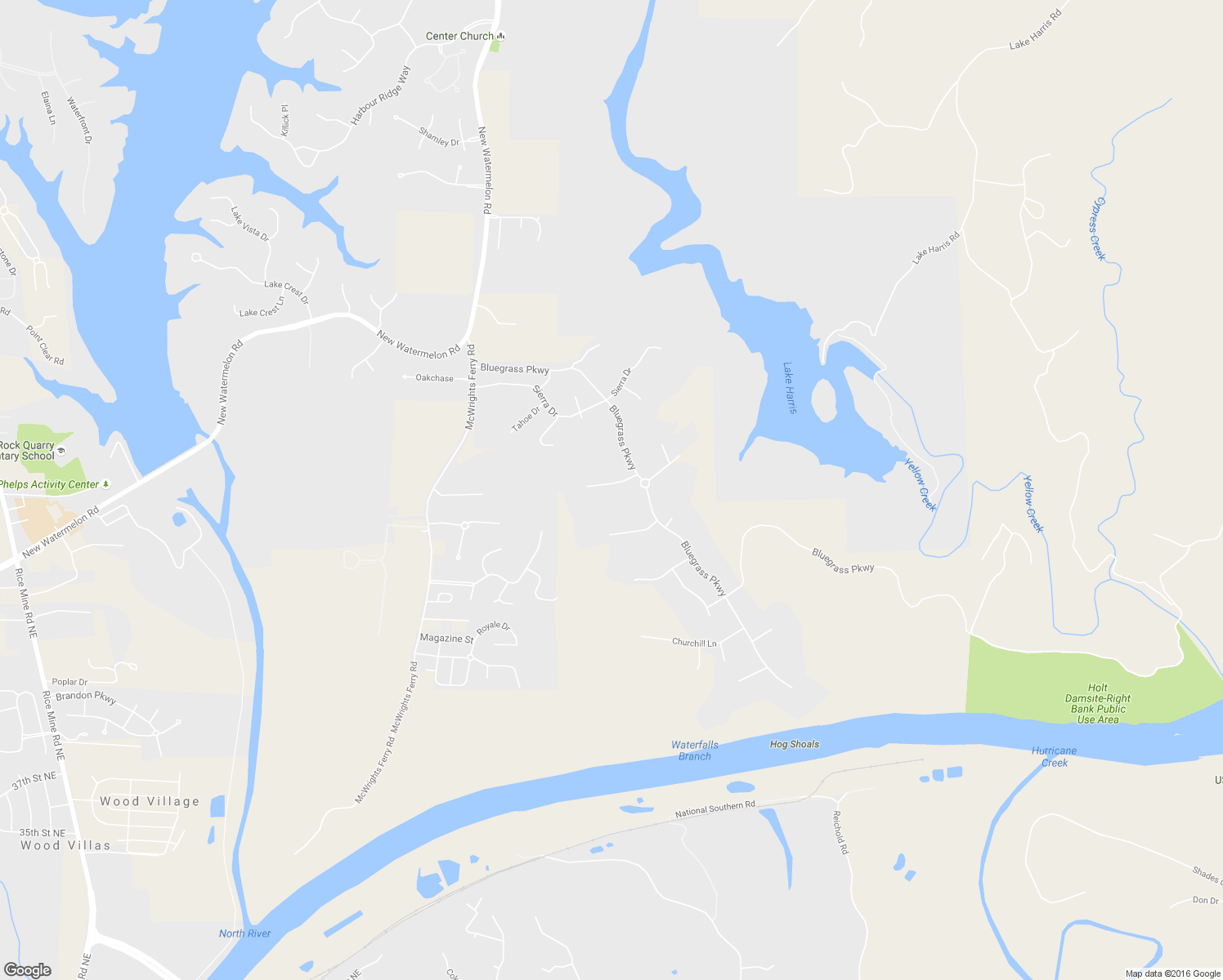 map of restaurants, bars, coffee shops, grocery stores, and more near 3933 Versailles Lane in Tuscaloosa