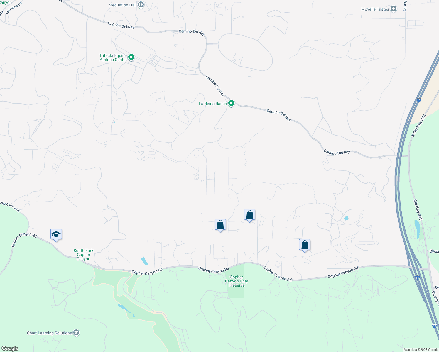 map of restaurants, bars, coffee shops, grocery stores, and more near 6949 Kellyn Lane in Vista