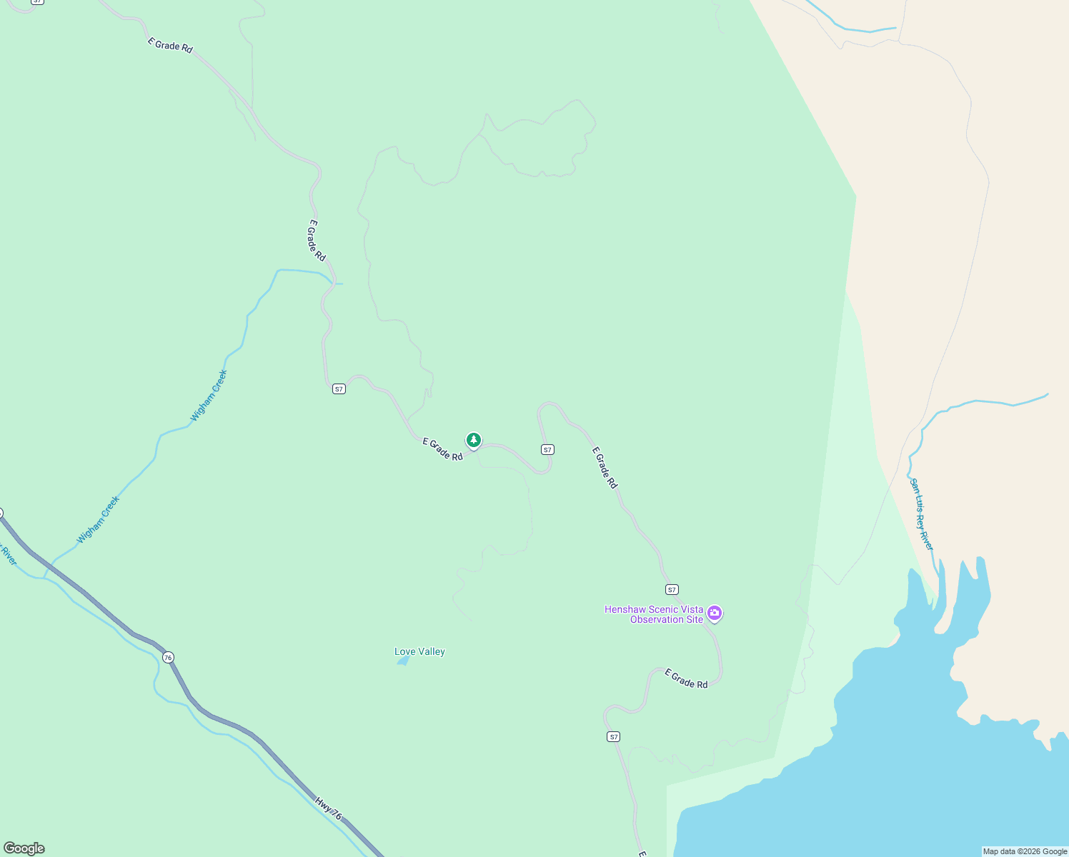 map of restaurants, bars, coffee shops, grocery stores, and more near 25770 East Grade Road in Santa Ysabel