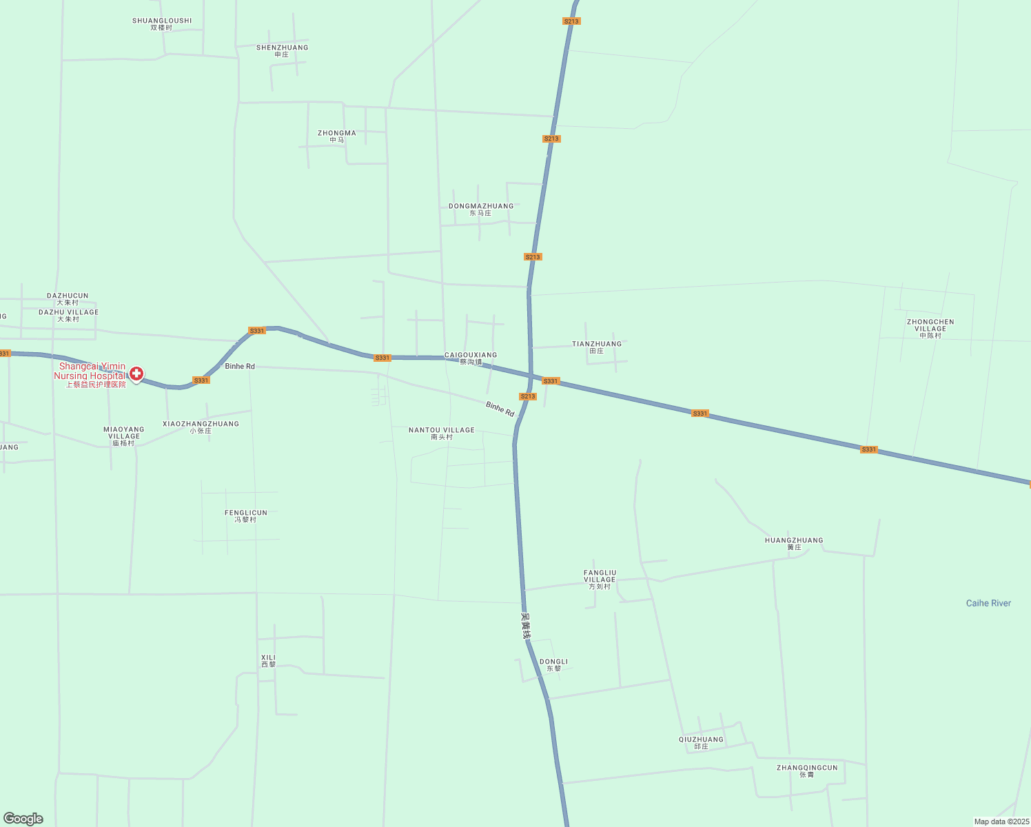 map of restaurants, bars, coffee shops, grocery stores, and more near 4 Bin He Lu in Zhu Ma Dian Shi