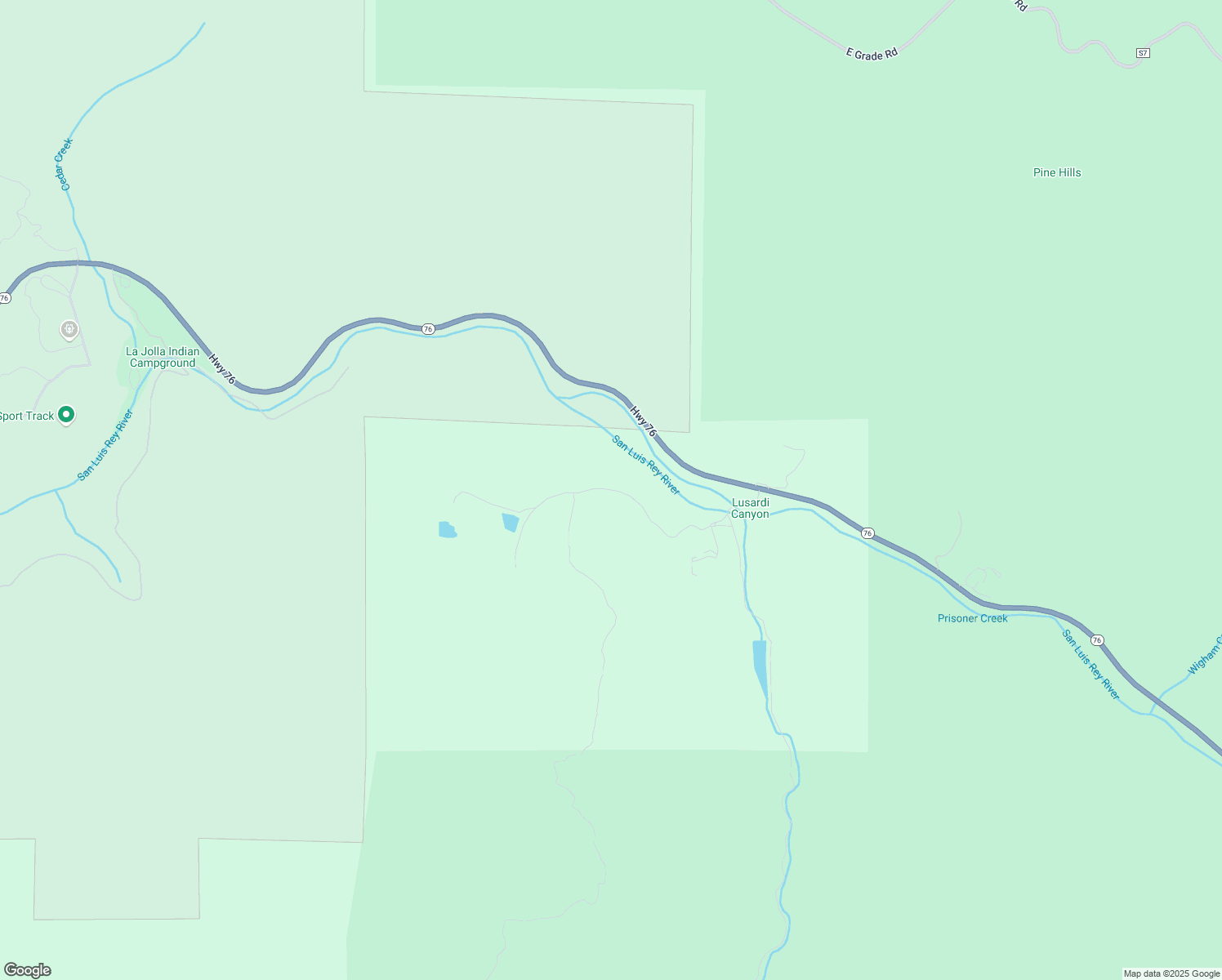 map of restaurants, bars, coffee shops, grocery stores, and more near Rey River Ranch Road in Pauma Valley