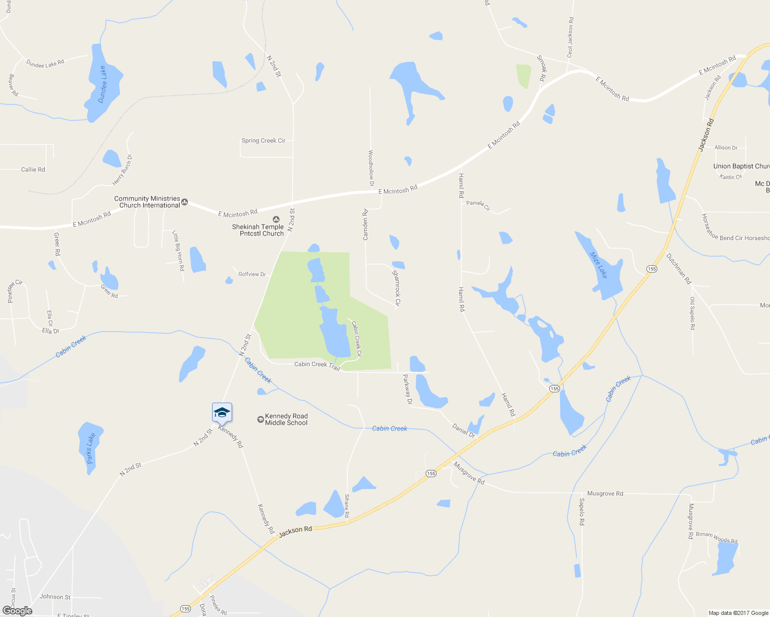 map of restaurants, bars, coffee shops, grocery stores, and more near 32 Camden Road in Griffin
