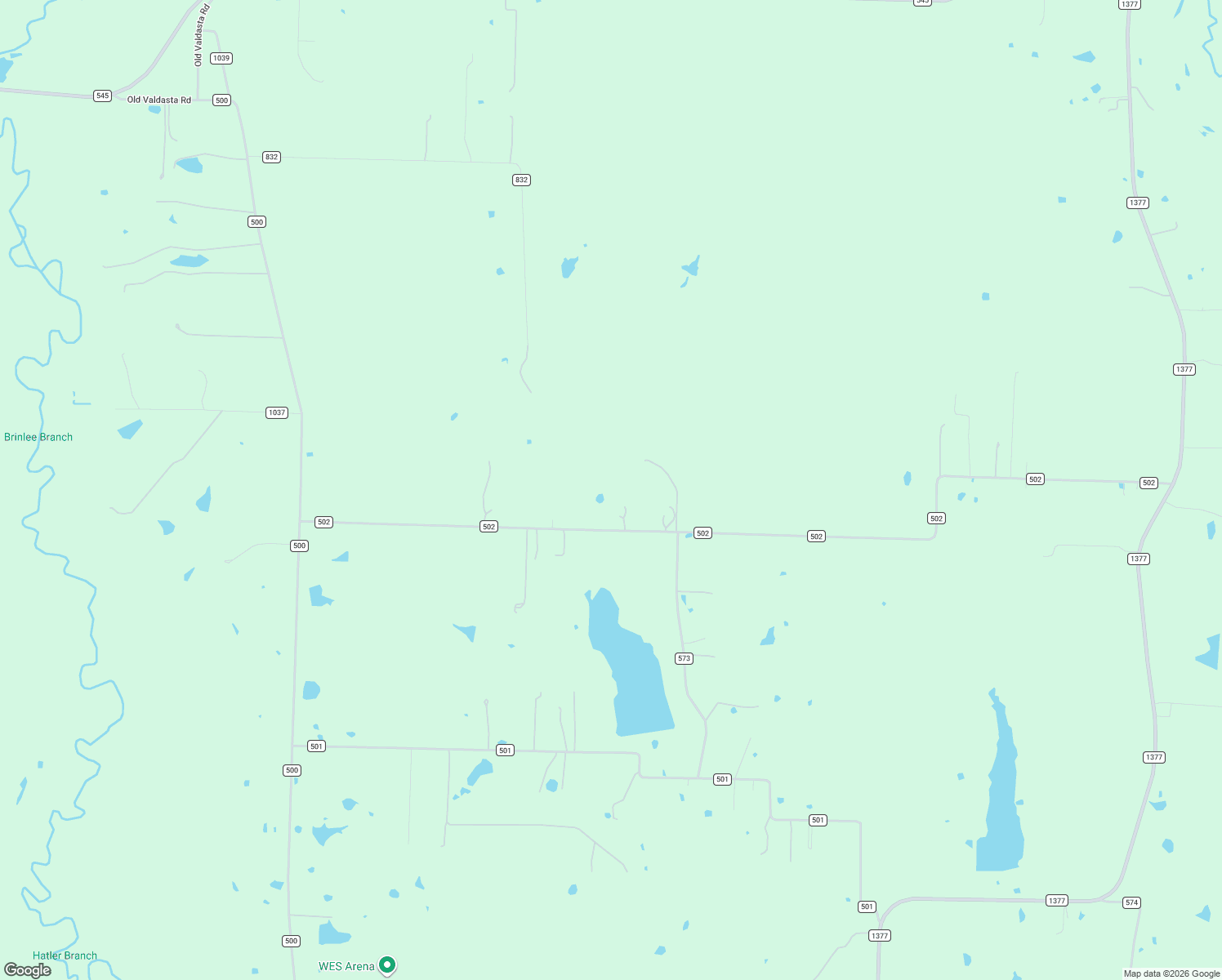 map of restaurants, bars, coffee shops, grocery stores, and more near 8389 County Road 502 in Blue Ridge