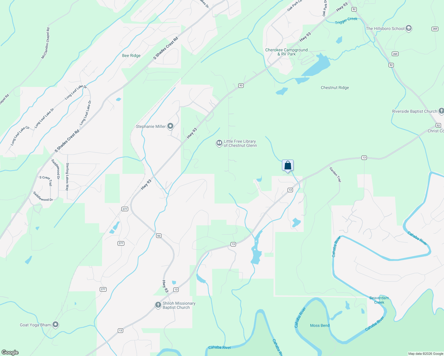 map of restaurants, bars, coffee shops, grocery stores, and more near 161 Chestnut Lane in Helena