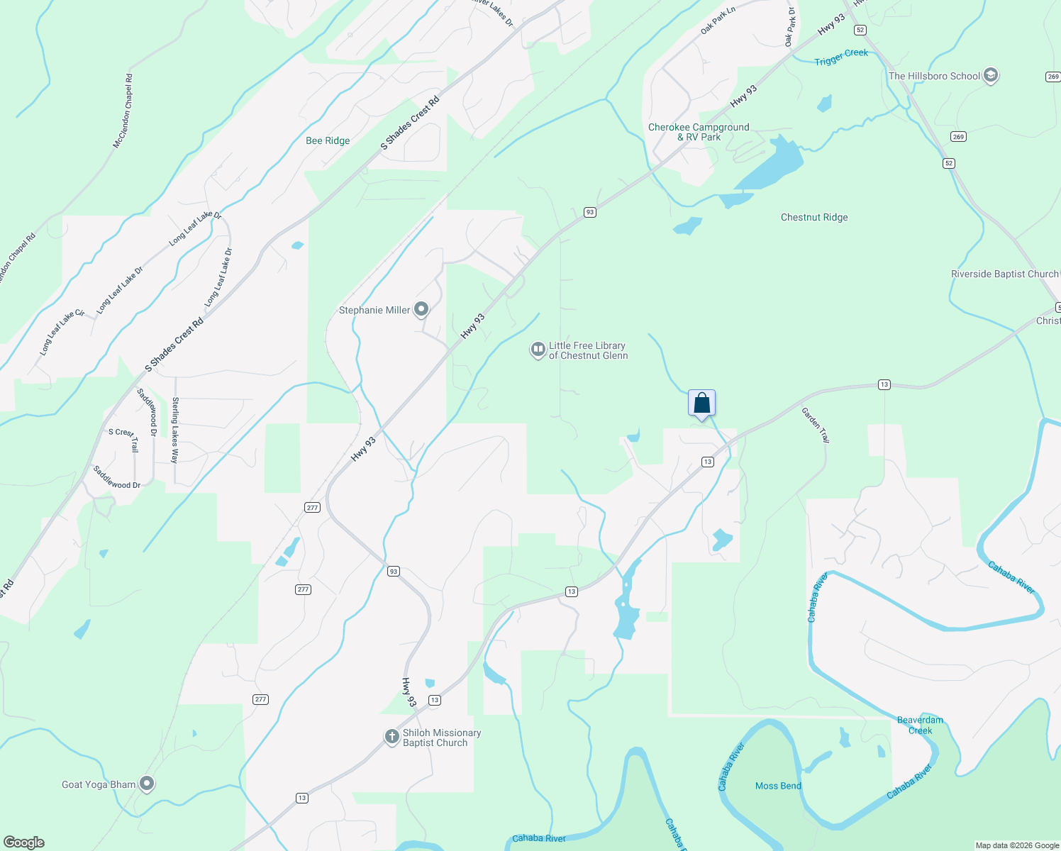map of restaurants, bars, coffee shops, grocery stores, and more near 161 Chestnut Lane in Helena