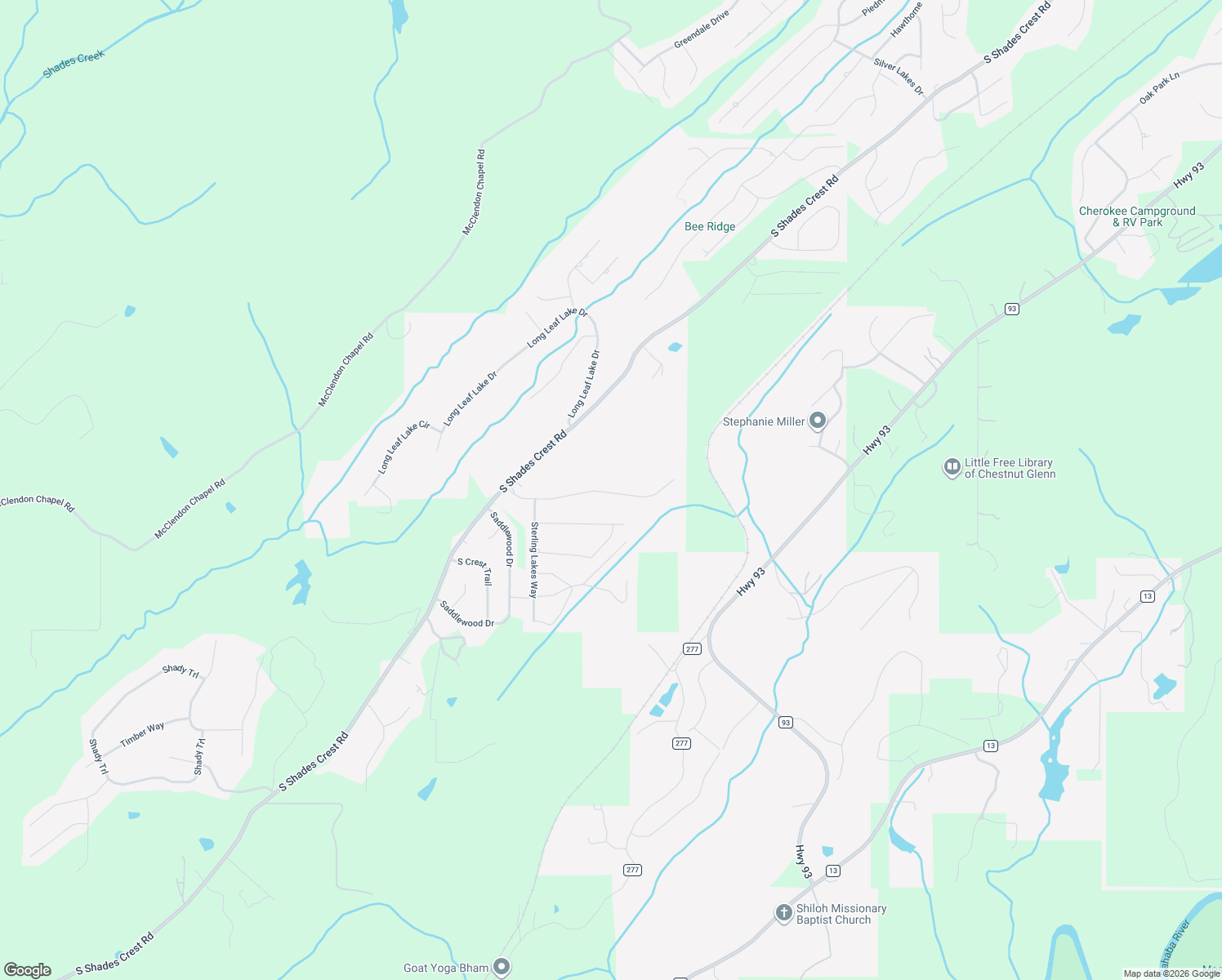 map of restaurants, bars, coffee shops, grocery stores, and more near 1041 Sterling Lakes Circle in Helena
