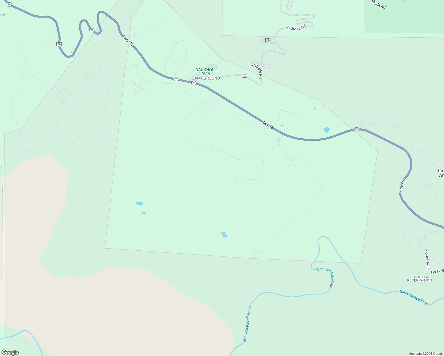 map of restaurants, bars, coffee shops, grocery stores, and more near 20521 California 76 in Valley Center