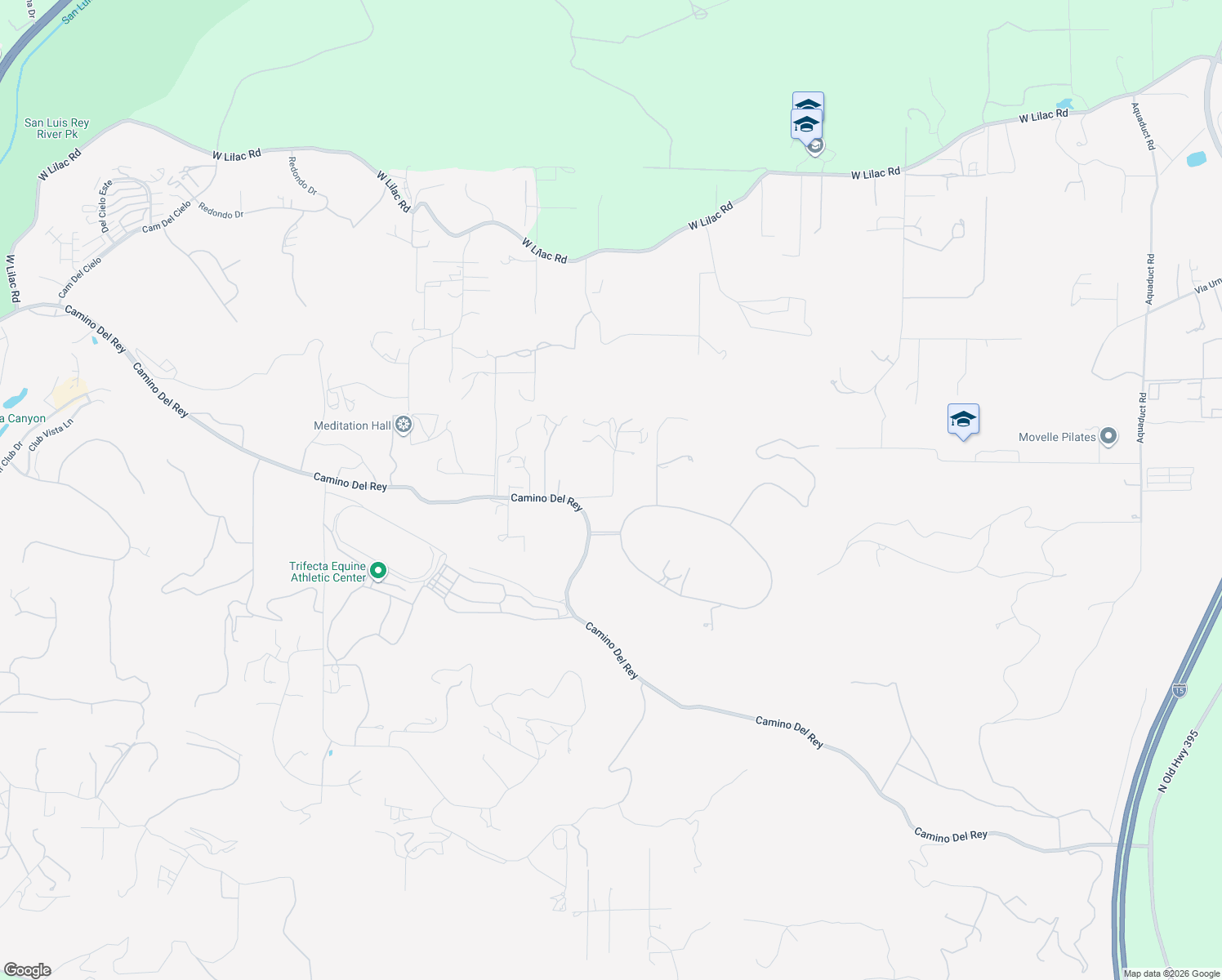 map of restaurants, bars, coffee shops, grocery stores, and more near in Bonsall