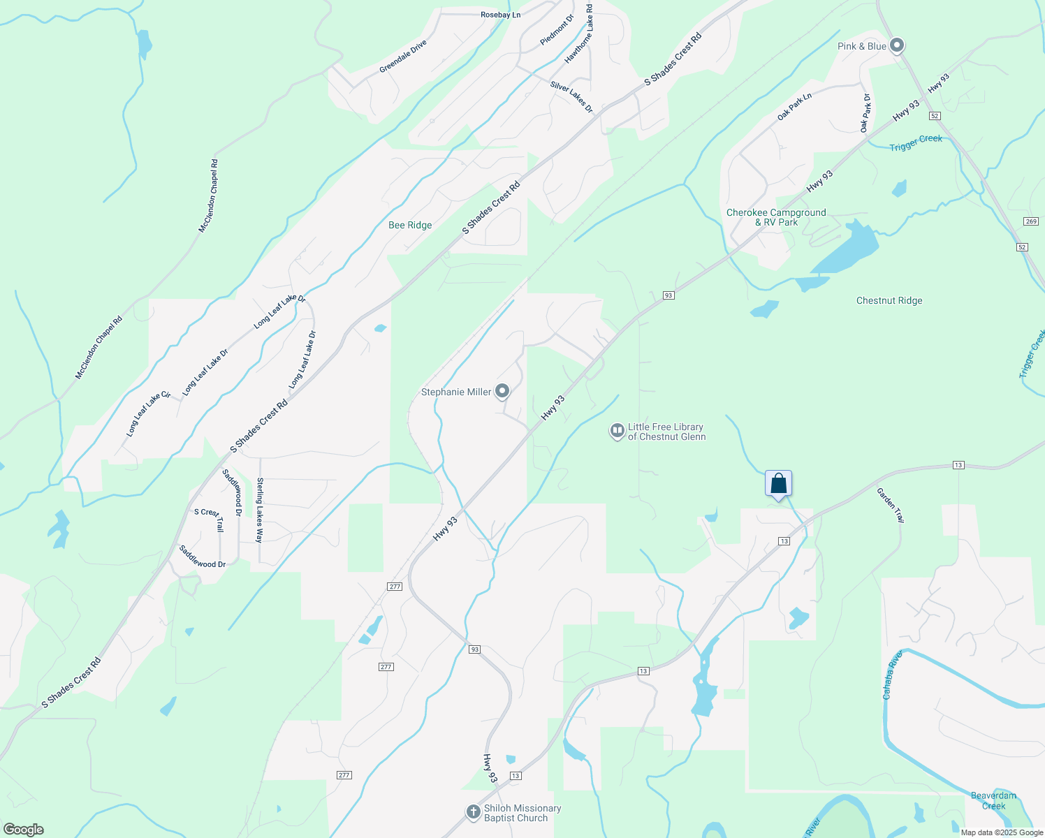 map of restaurants, bars, coffee shops, grocery stores, and more near 105 Orchard Lane in Helena
