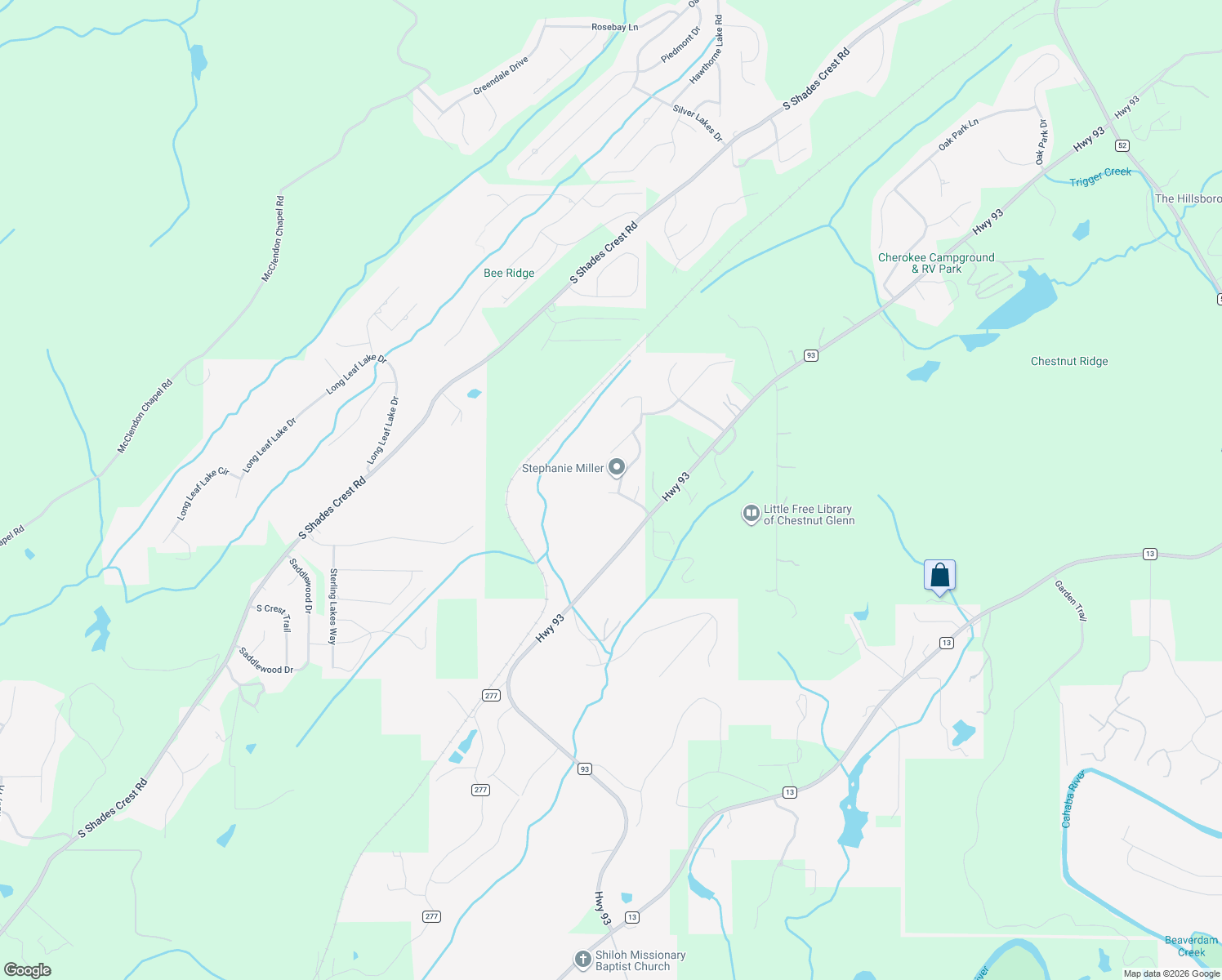 map of restaurants, bars, coffee shops, grocery stores, and more near 105 Royal Gala Drive in Helena