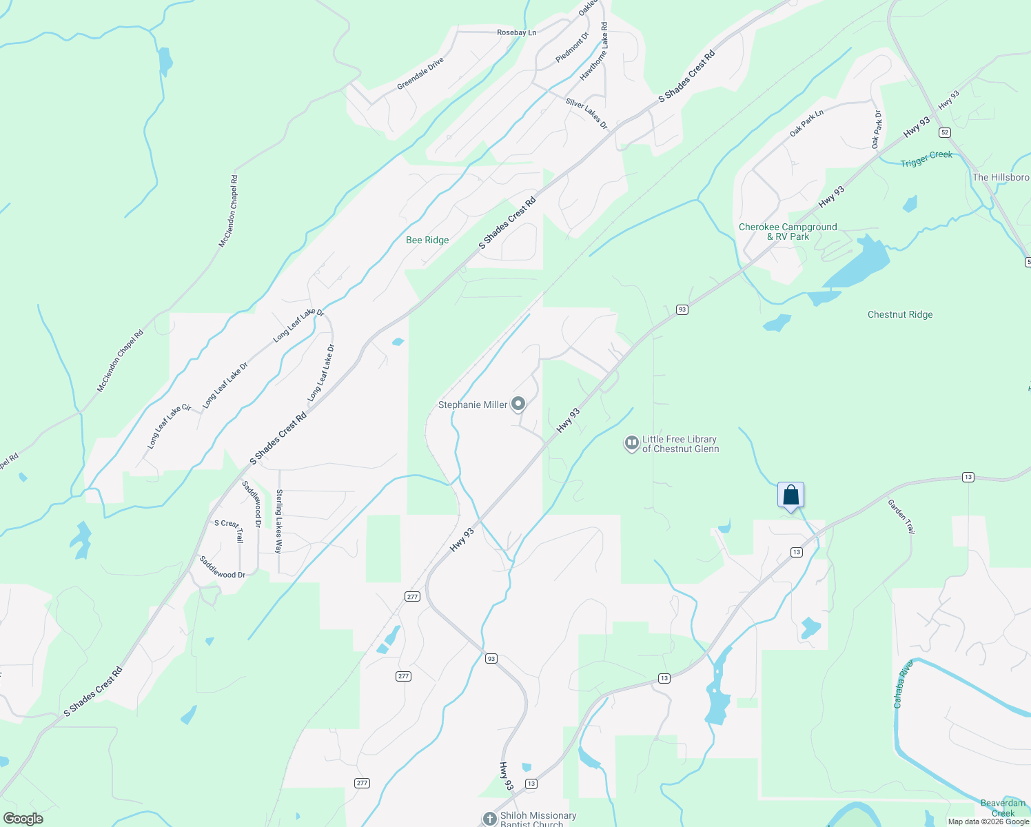 map of restaurants, bars, coffee shops, grocery stores, and more near 105 Royal Gala Drive in Helena