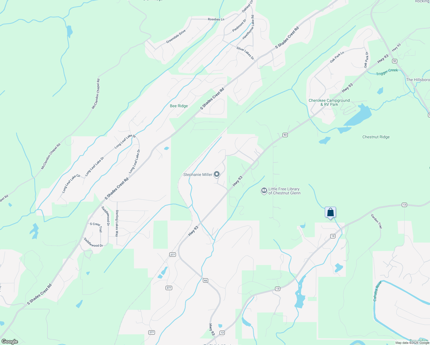 map of restaurants, bars, coffee shops, grocery stores, and more near 105 Royal Gala Drive in Helena