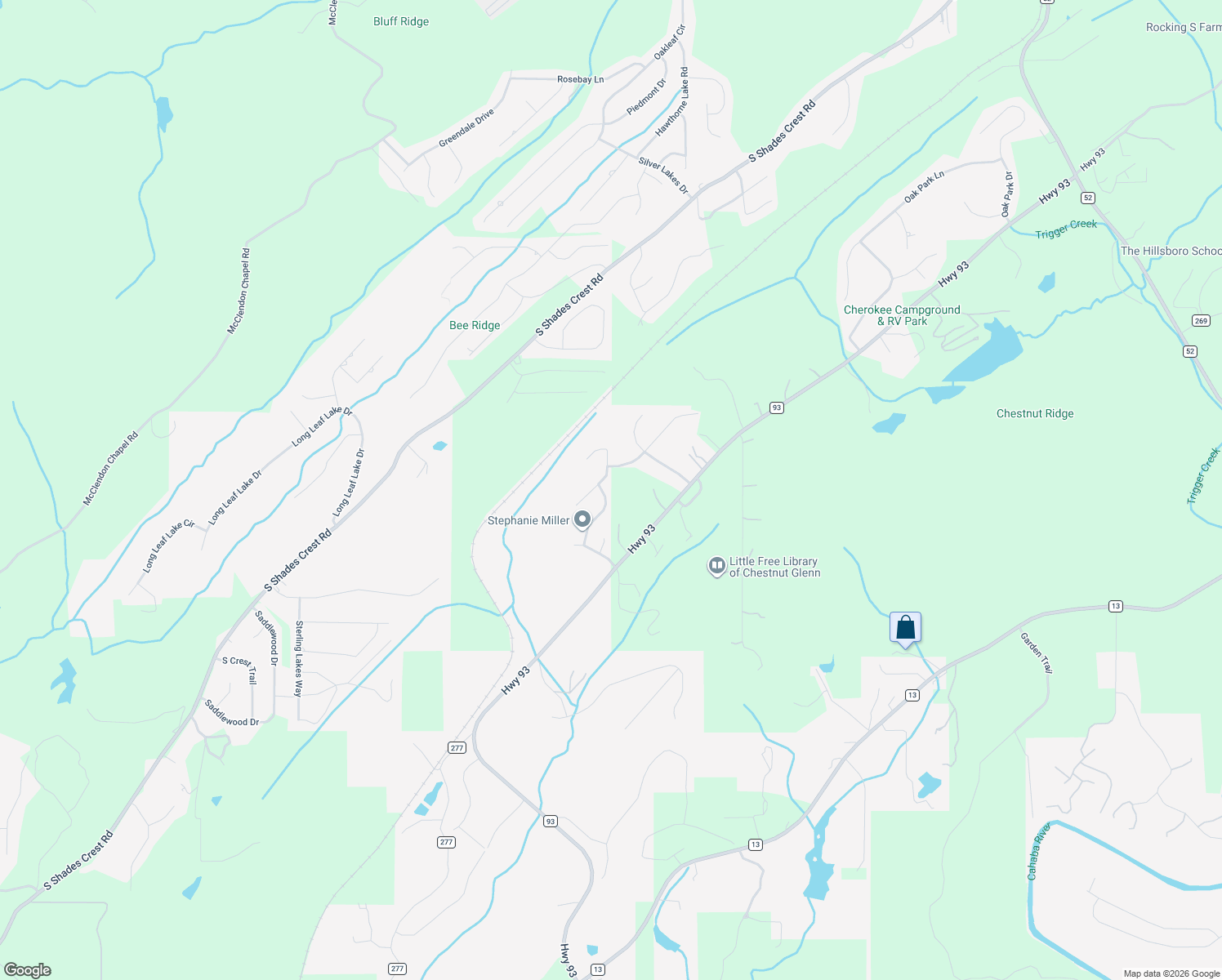 map of restaurants, bars, coffee shops, grocery stores, and more near 136 Royal Gala Drive in Helena