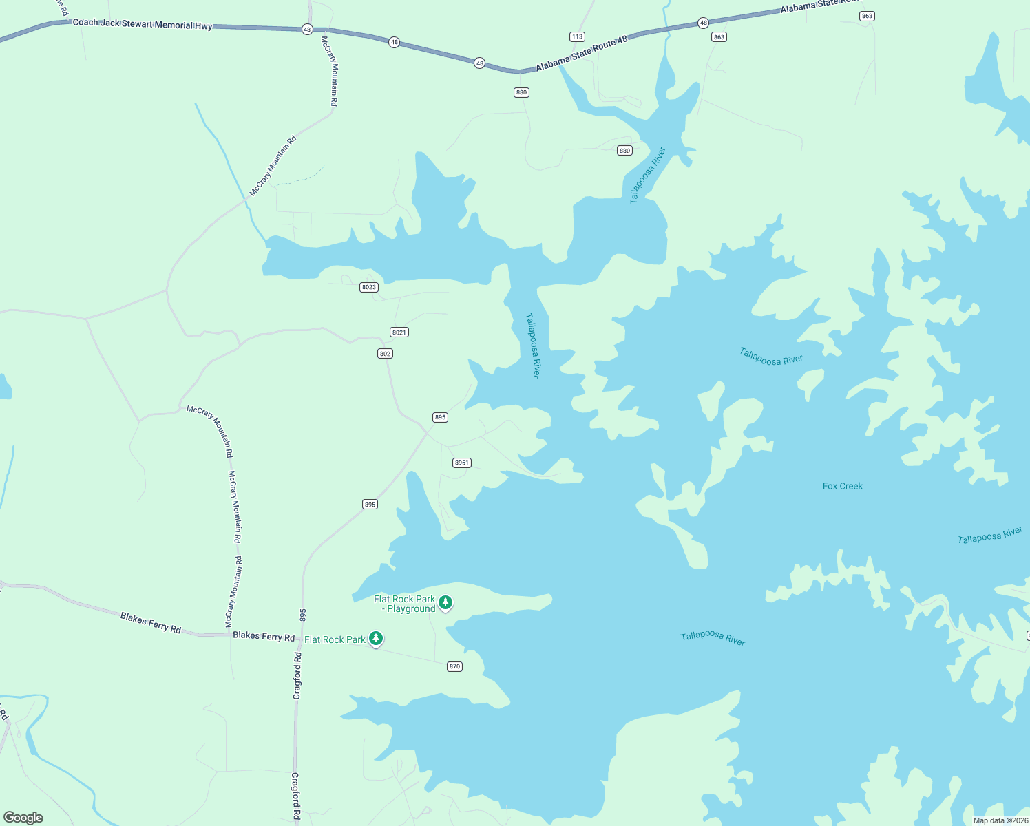 map of restaurants, bars, coffee shops, grocery stores, and more near Fox Creek Trce in Lineville