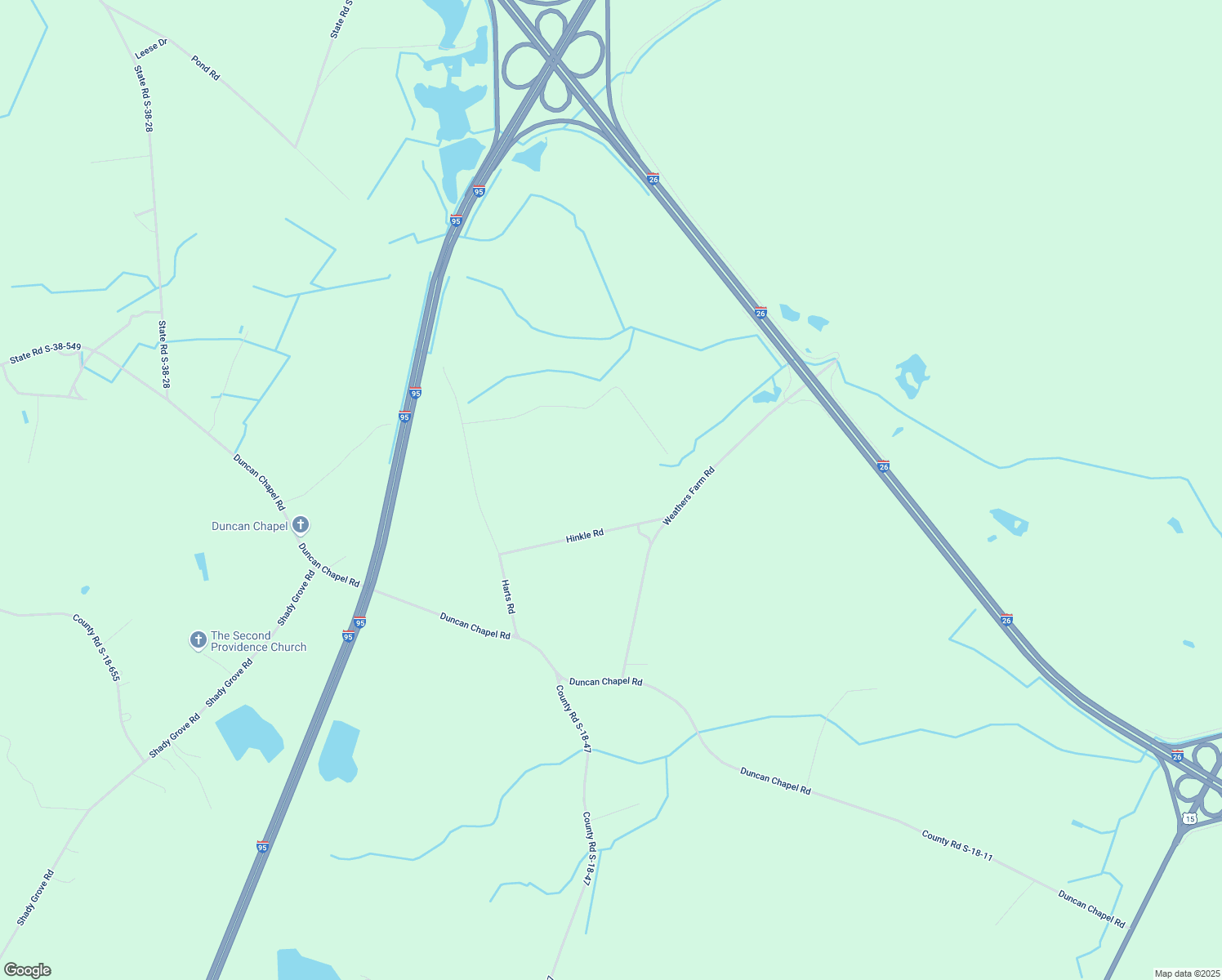 map of restaurants, bars, coffee shops, grocery stores, and more near 181 Hinkle Road in Bowman