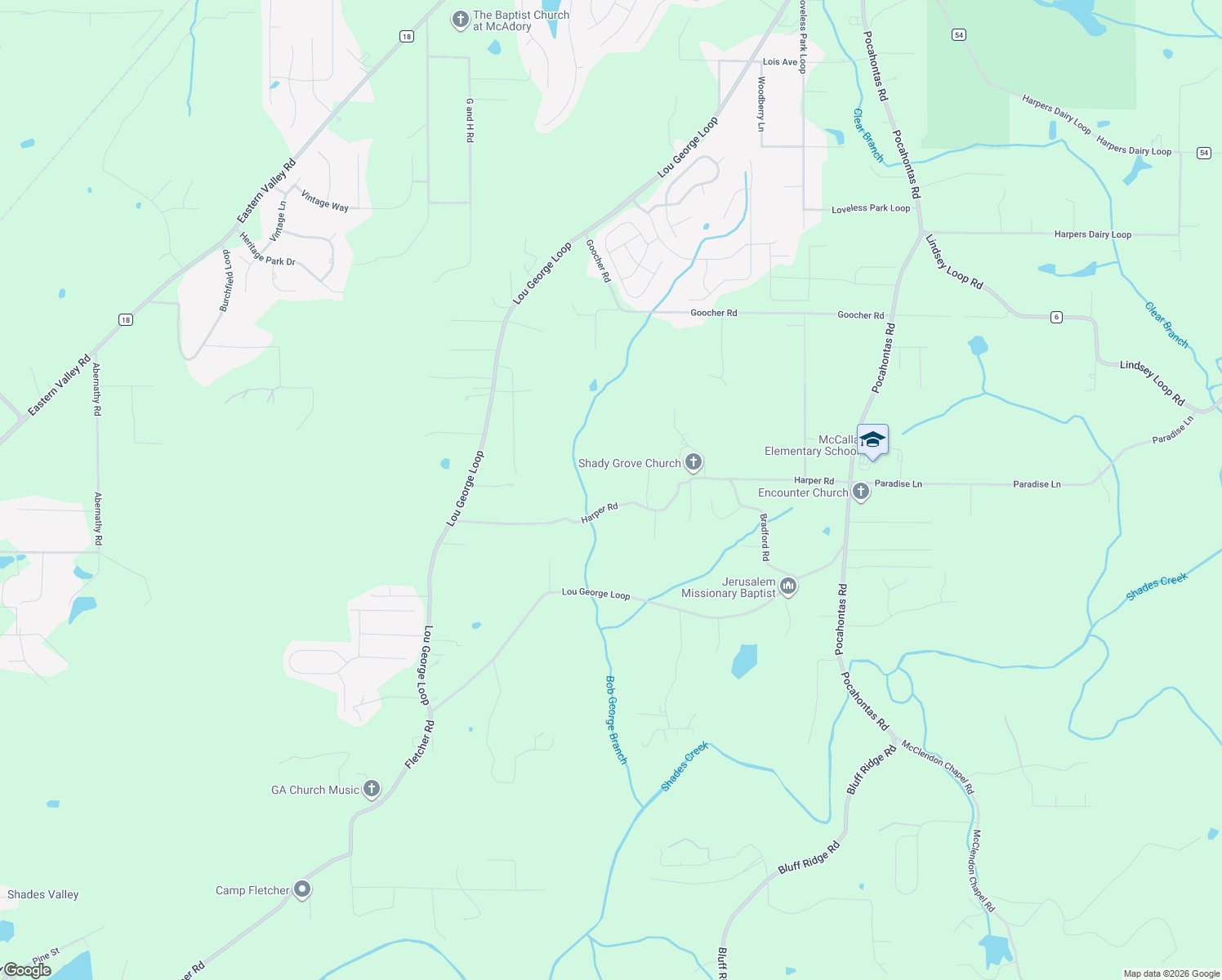 map of restaurants, bars, coffee shops, grocery stores, and more near 6995 Sadler Drive in Bessemer