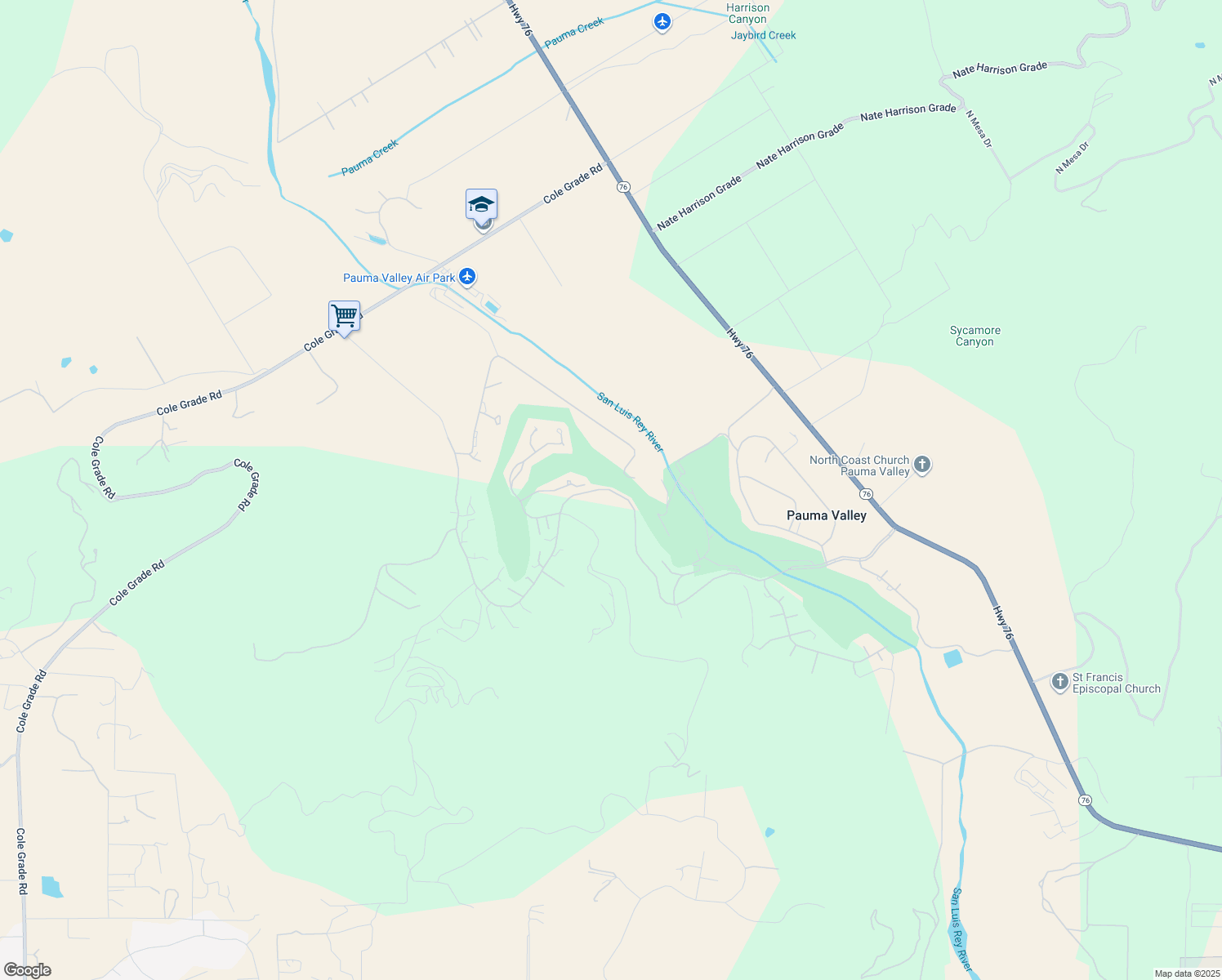 Pauma Valley Drive, San Diego County CA Walk Score