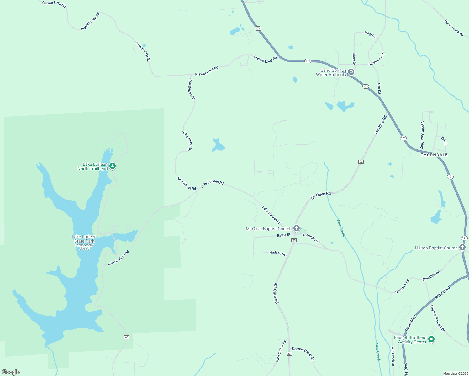 map of restaurants, bars, coffee shops, grocery stores, and more near 13531-13539 Lake Lurleen Road in Coker