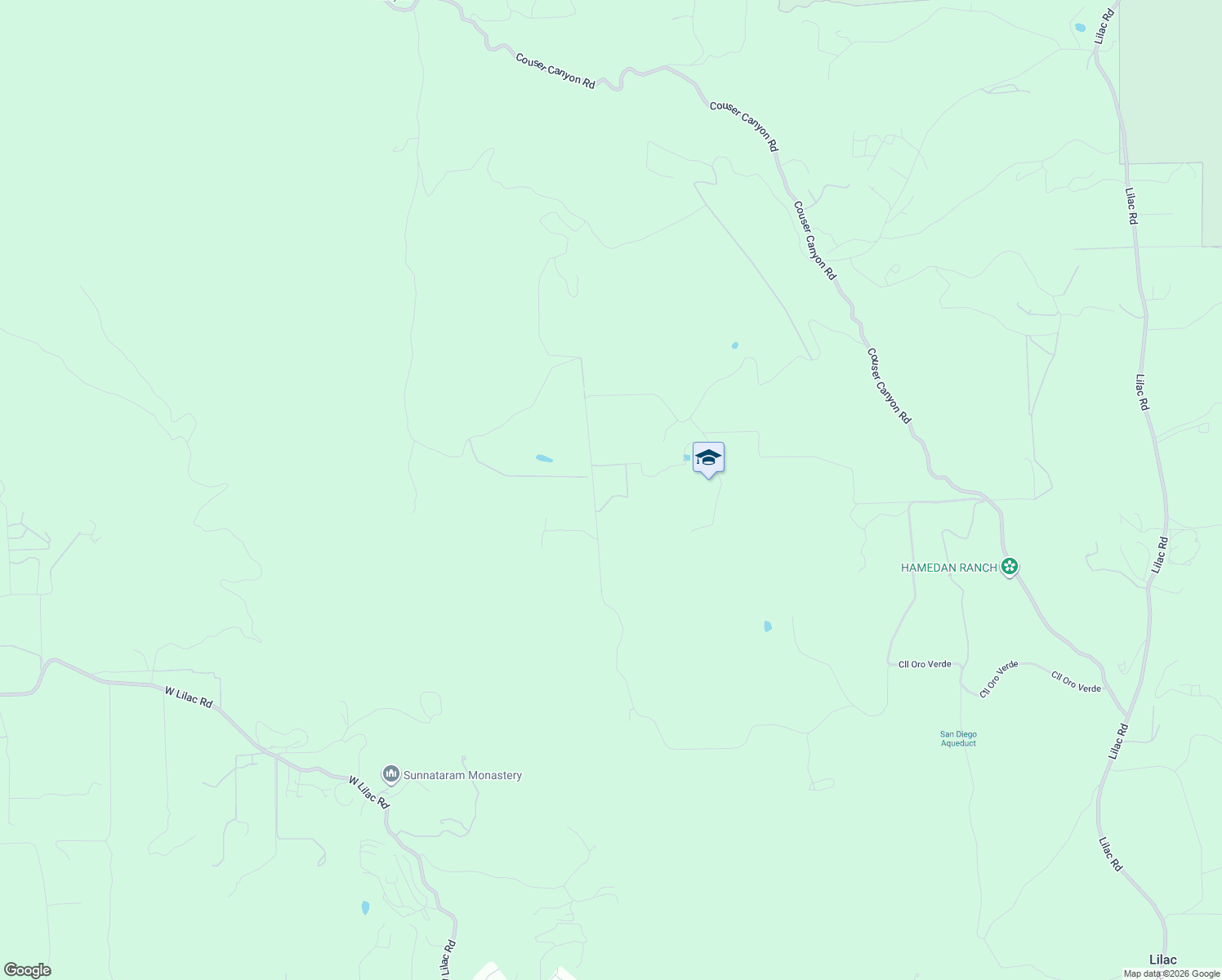 map of restaurants, bars, coffee shops, grocery stores, and more near 10509 Camino del Venado in Valley Center