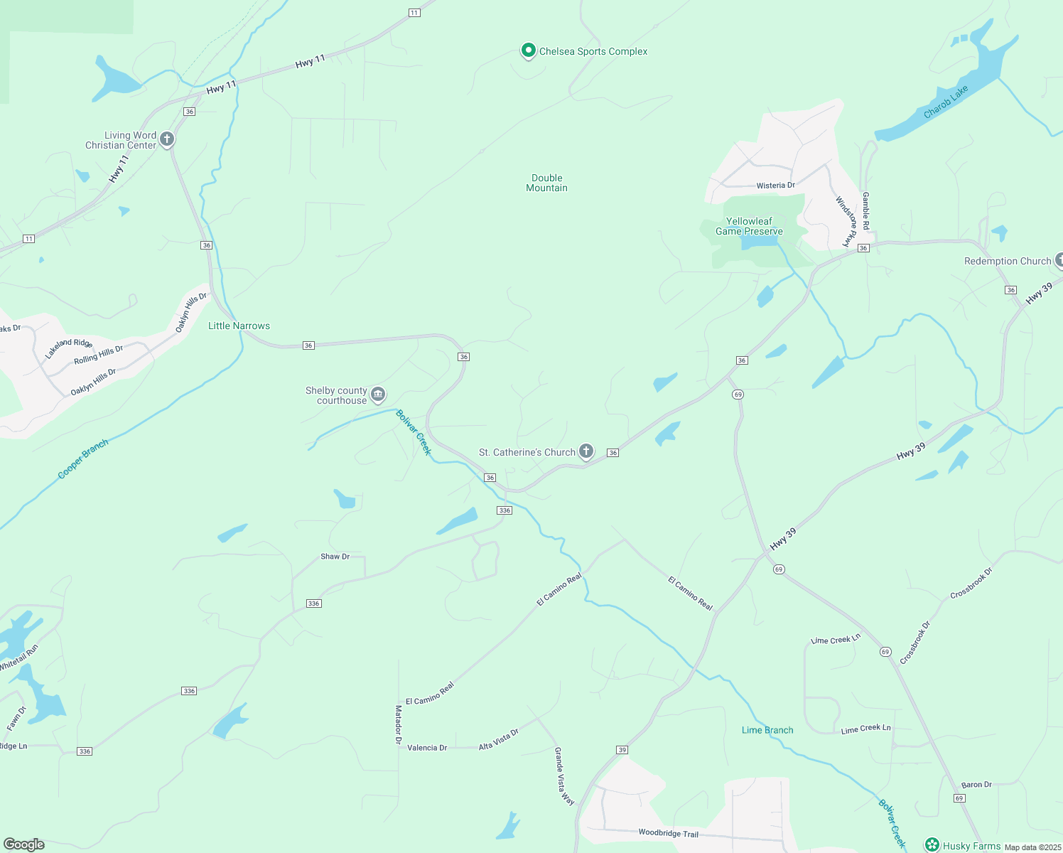 map of restaurants, bars, coffee shops, grocery stores, and more near 145 Willow Branch Lane in Chelsea