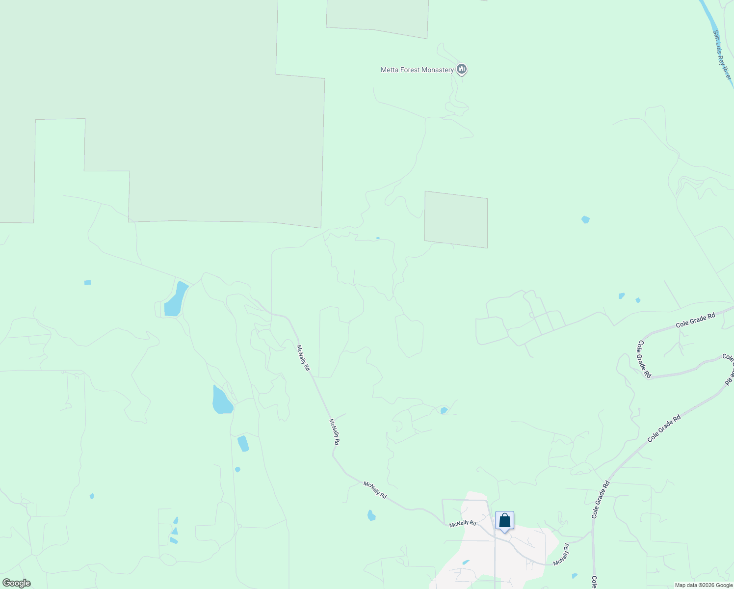map of restaurants, bars, coffee shops, grocery stores, and more near 36591 Carney Road in Valley Center