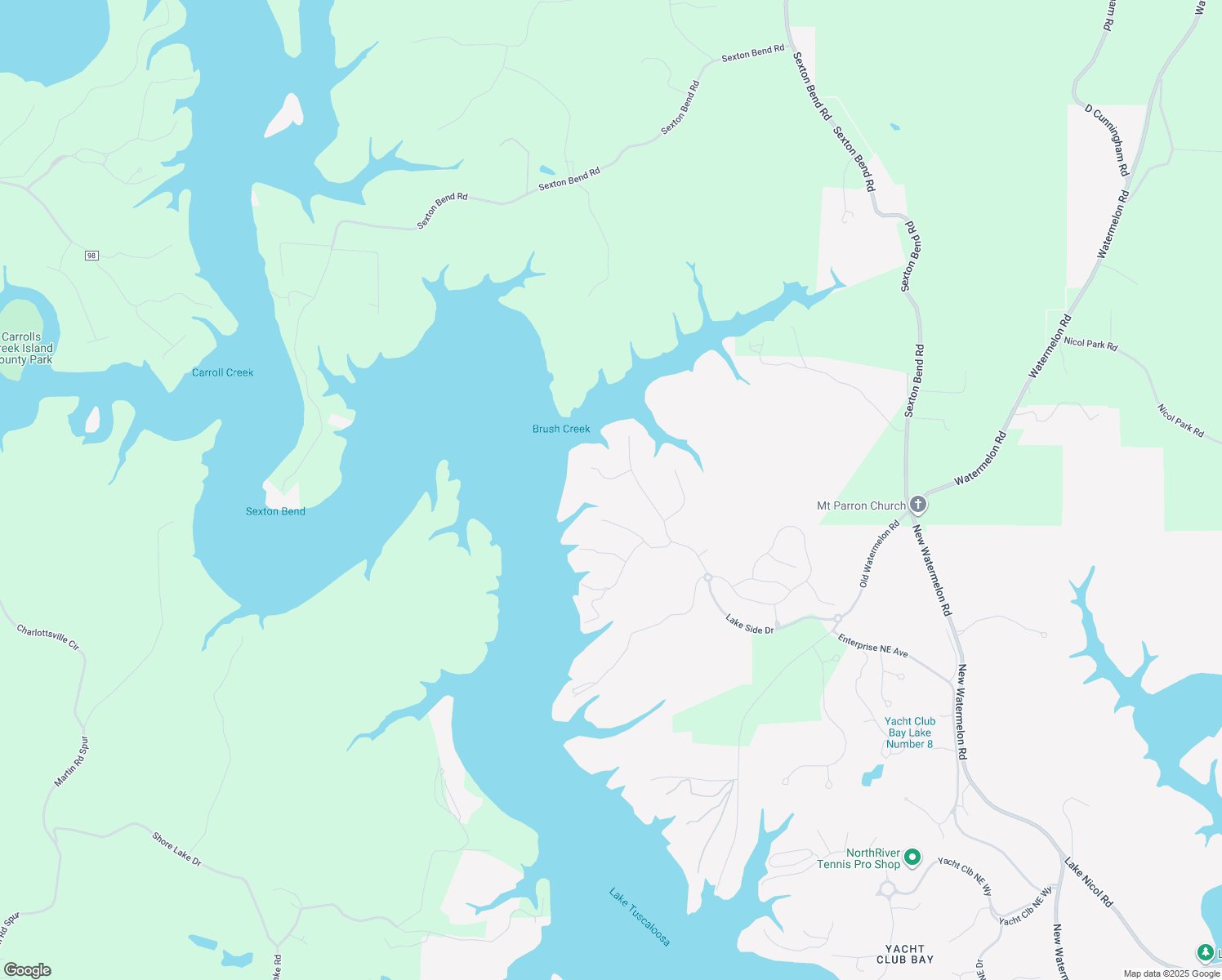 map of restaurants, bars, coffee shops, grocery stores, and more near 1375 Diamond Point Circle in Tuscaloosa