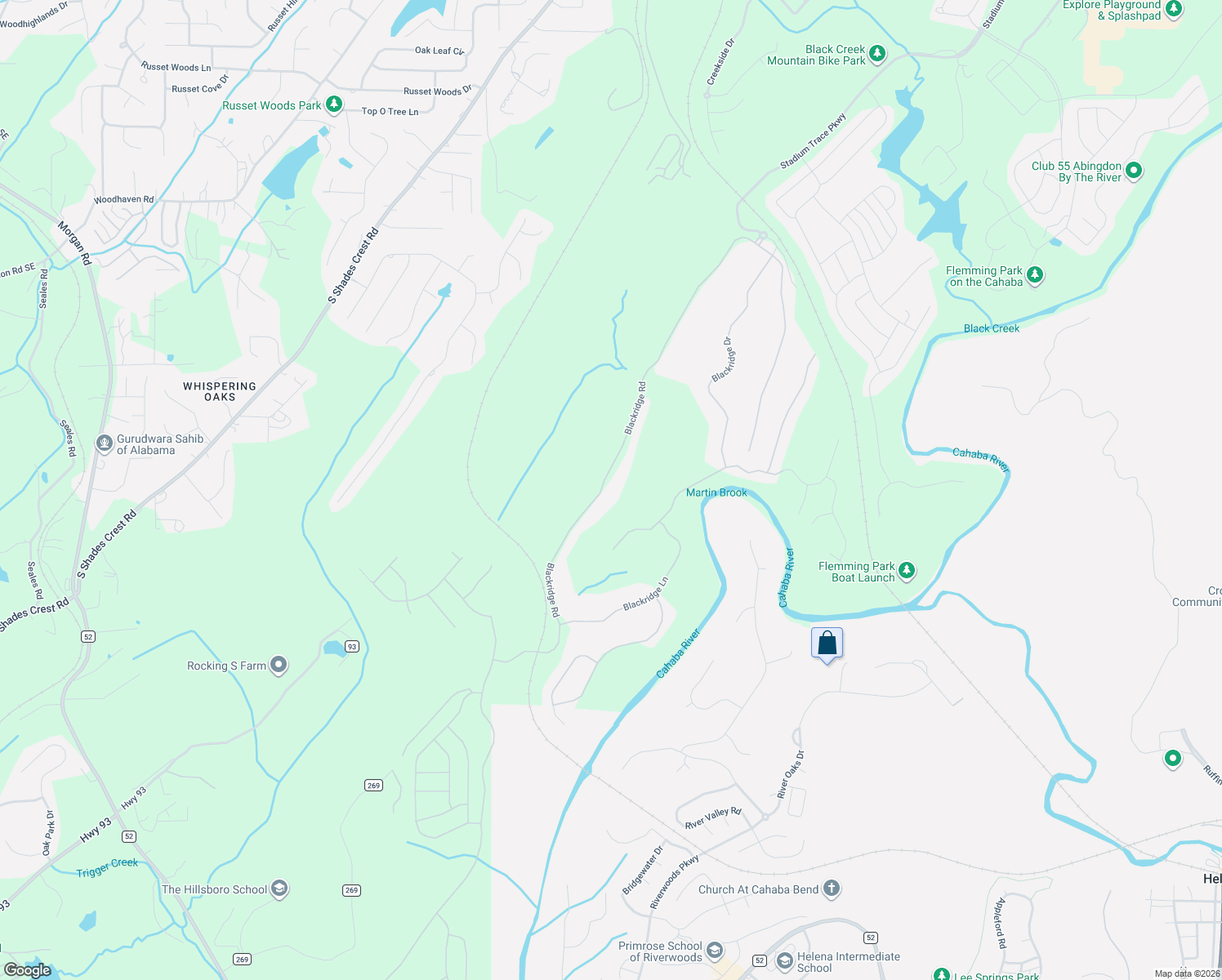 map of restaurants, bars, coffee shops, grocery stores, and more near Elvira Road in Helena