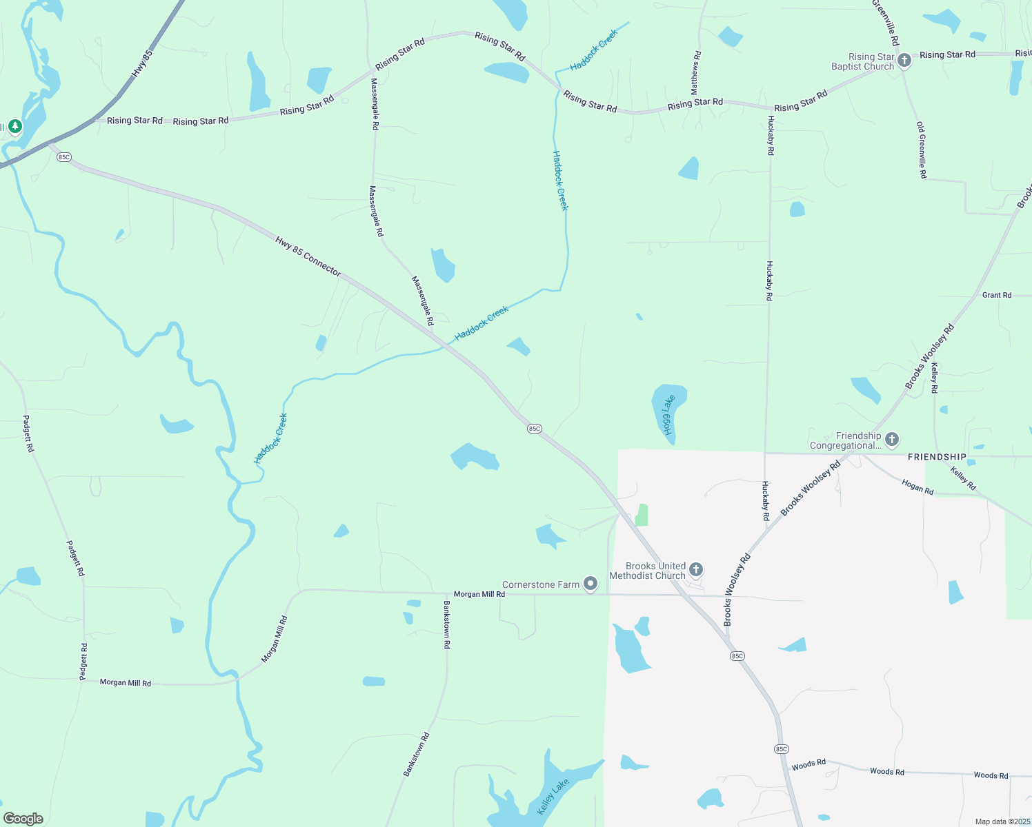 map of restaurants, bars, coffee shops, grocery stores, and more near 101 Haddock Point in Brooks