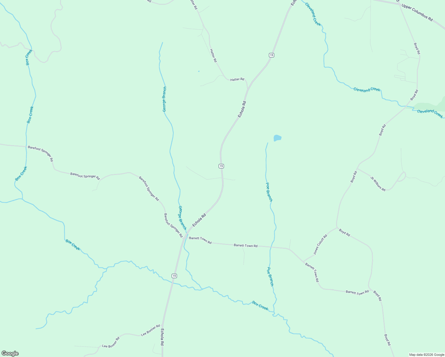 map of restaurants, bars, coffee shops, grocery stores, and more near 13676 Echola Road in Gordo