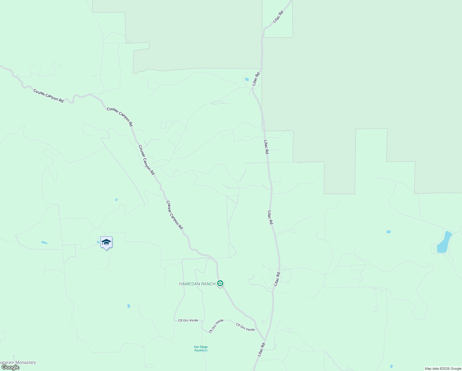 map of restaurants, bars, coffee shops, grocery stores, and more near 11165 San Gabriel Way in Valley Center