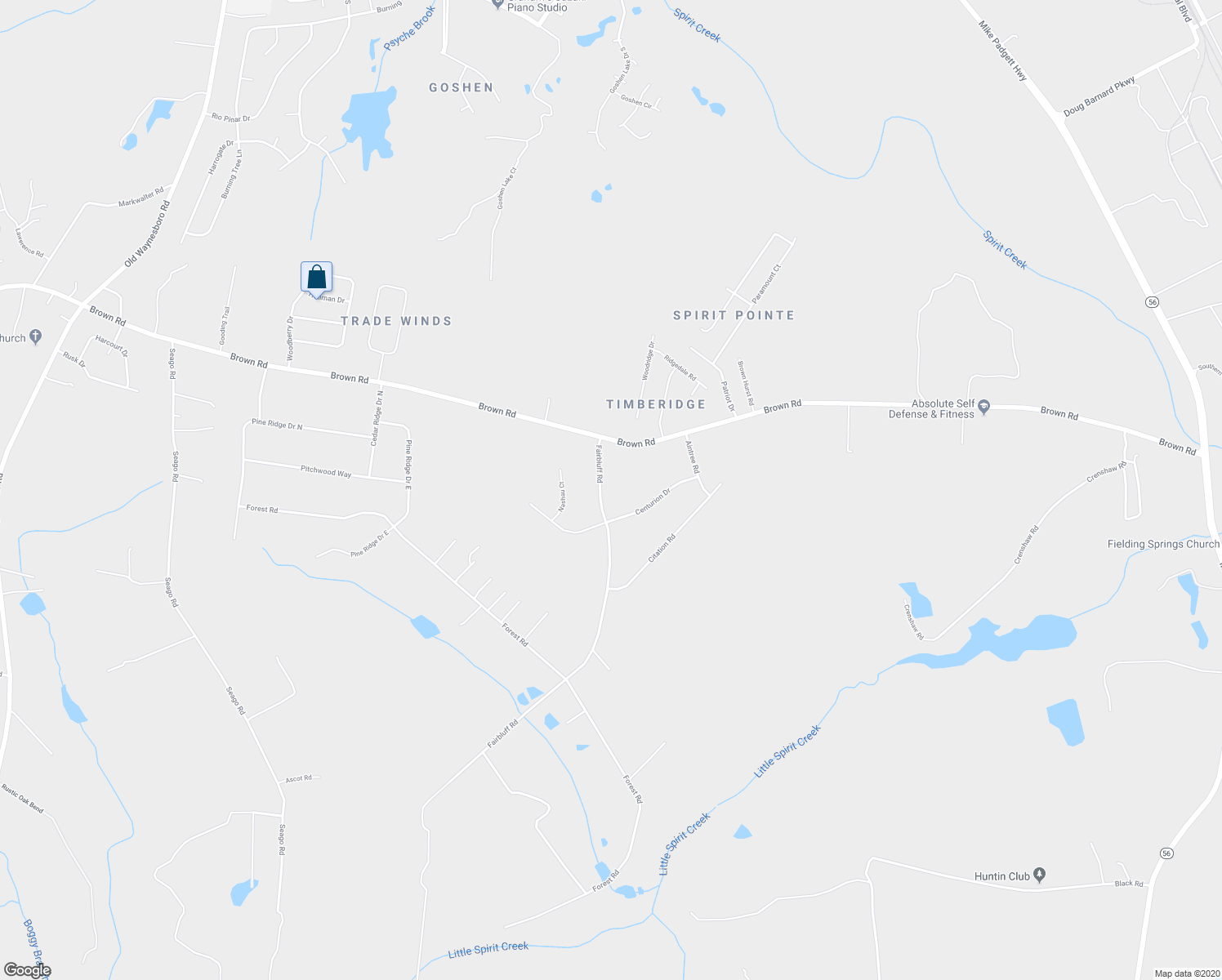 map of restaurants, bars, coffee shops, grocery stores, and more near 4322 Fairbluff Road in Hephzibah