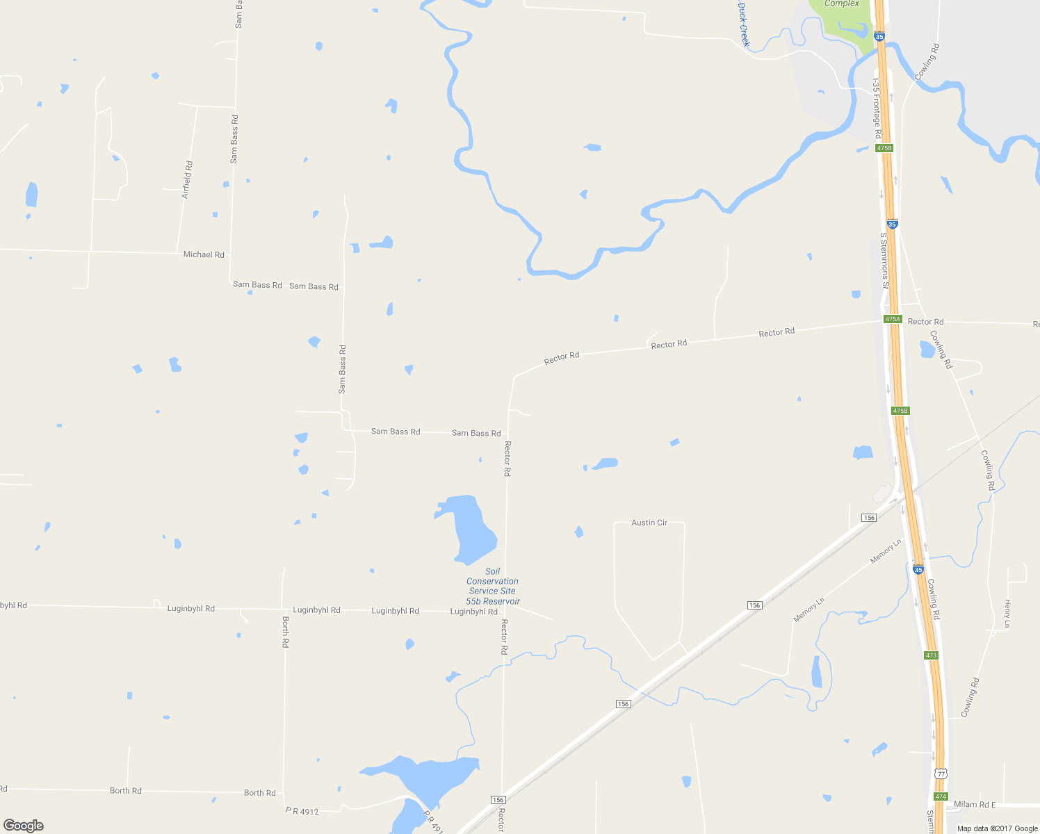 map of restaurants, bars, coffee shops, grocery stores, and more near 7384 Rector Road in Sanger