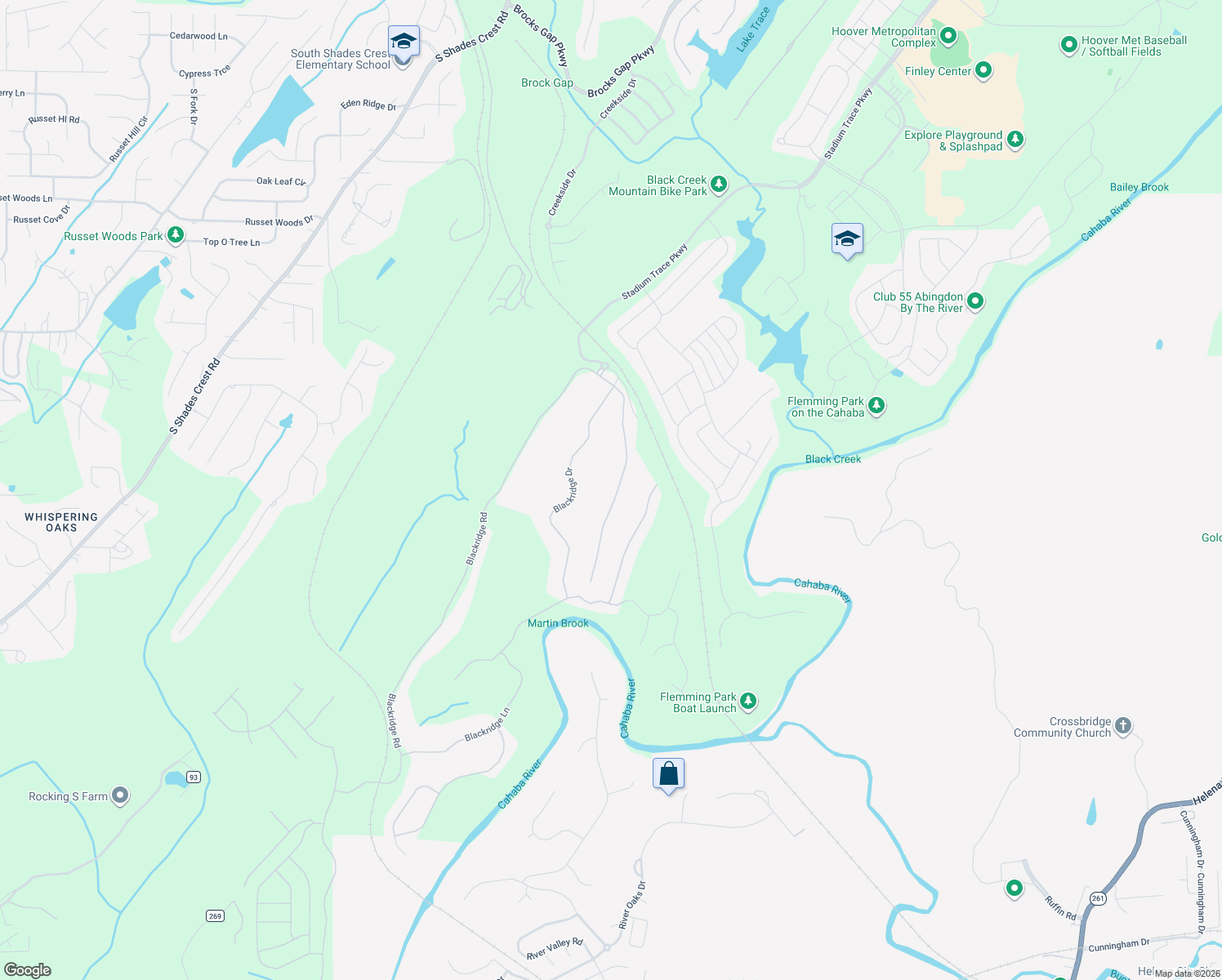 map of restaurants, bars, coffee shops, grocery stores, and more near Blackridge Drive in Helena