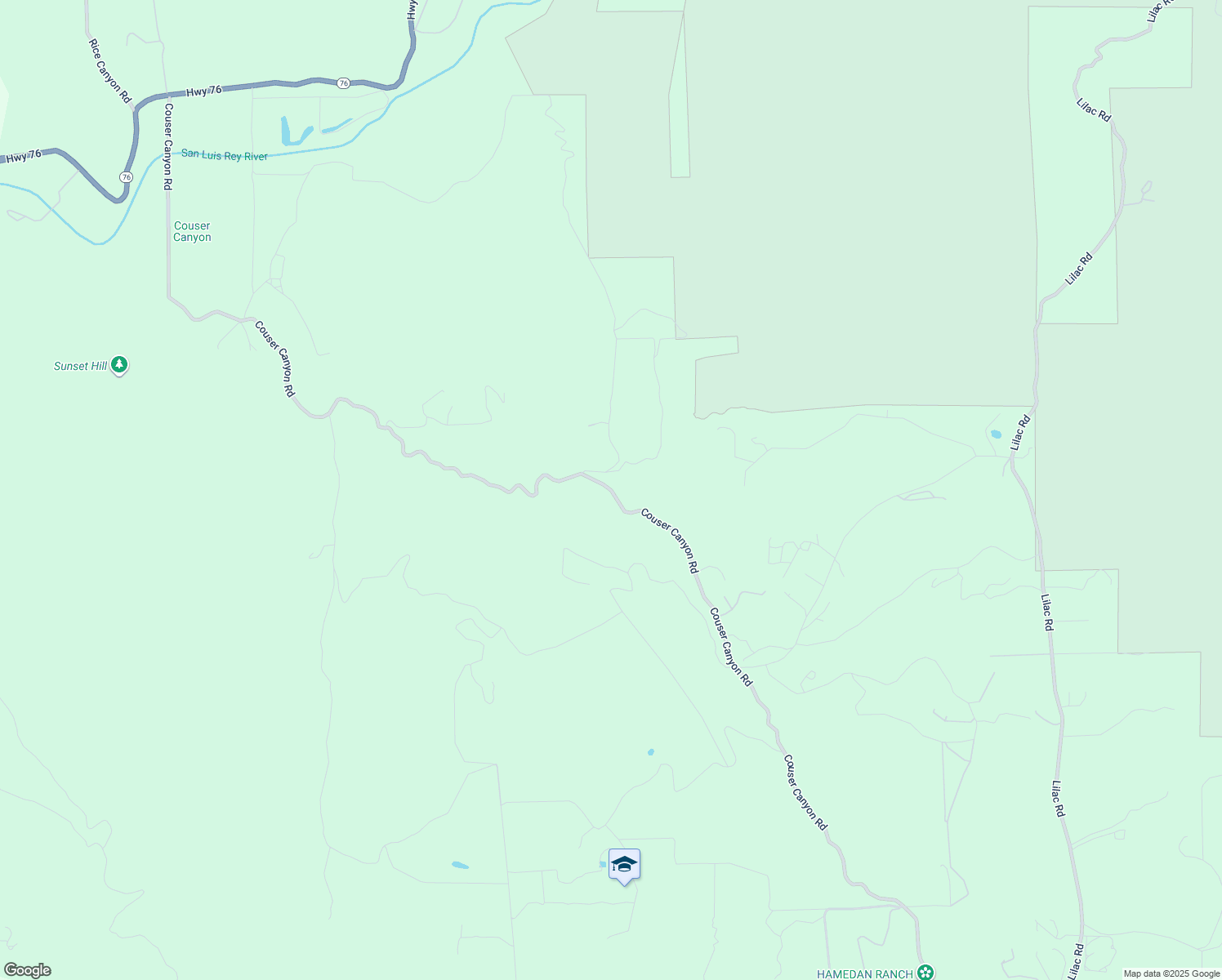 map of restaurants, bars, coffee shops, grocery stores, and more near 33477 Couser Canyon Road in Valley Center