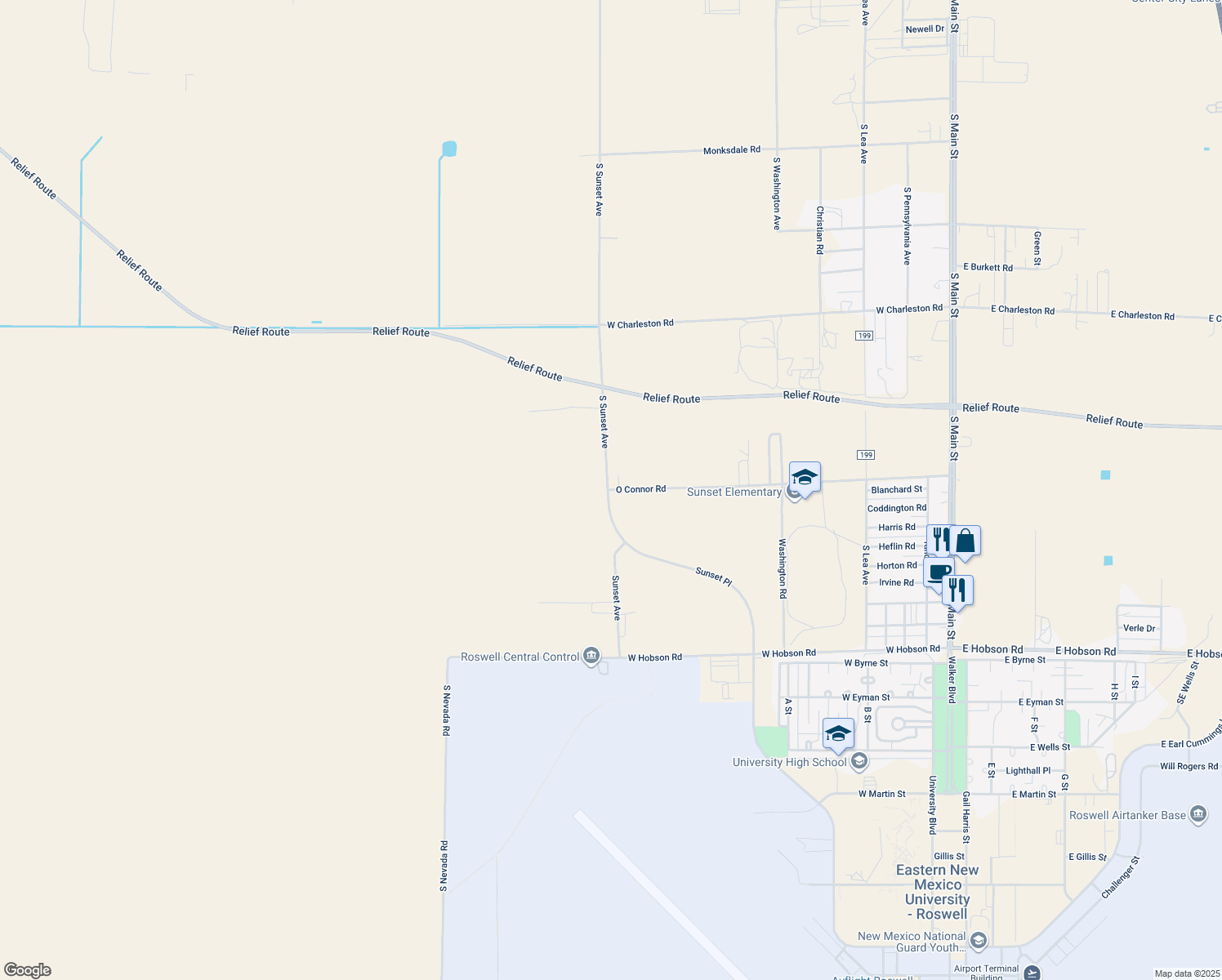 map of restaurants, bars, coffee shops, grocery stores, and more near 1001 O Connor Rd in Roswell
