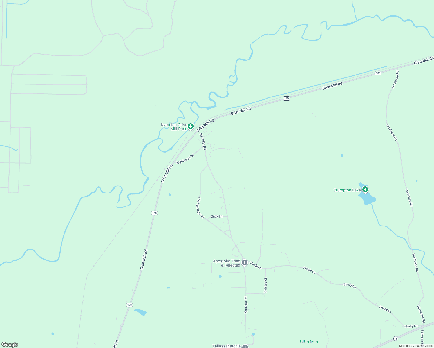 map of restaurants, bars, coffee shops, grocery stores, and more near 2074 Kymulga Road in Childersburg