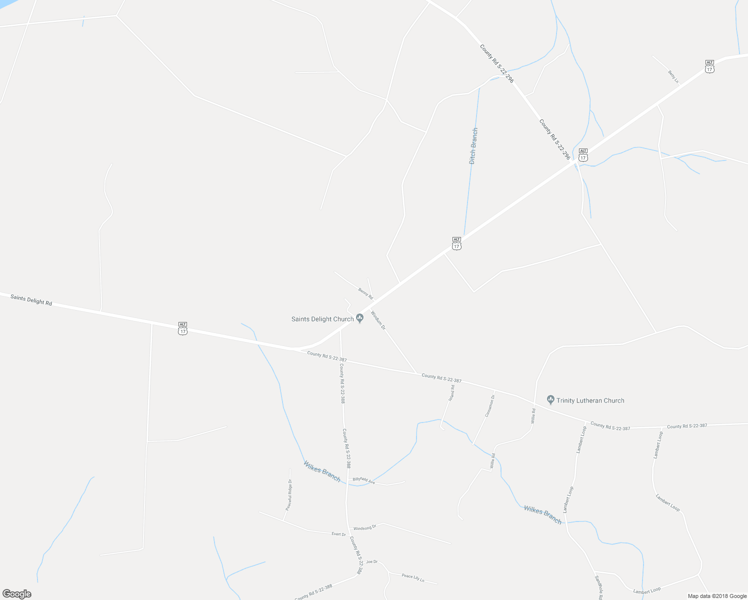 map of restaurants, bars, coffee shops, grocery stores, and more near 124 Benny Road in Andrews