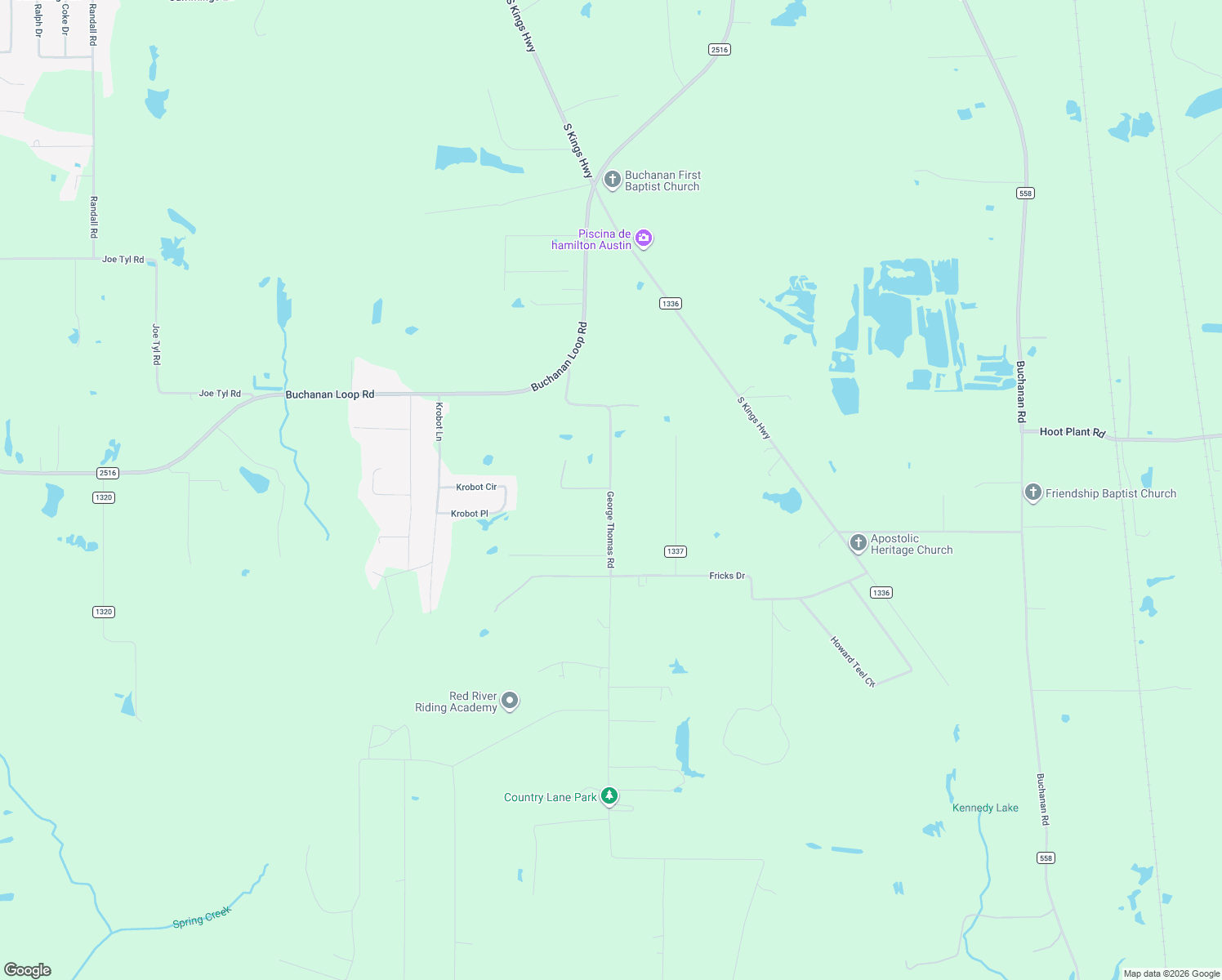 map of restaurants, bars, coffee shops, grocery stores, and more near 1786 George Thomas Rd in Texarkana